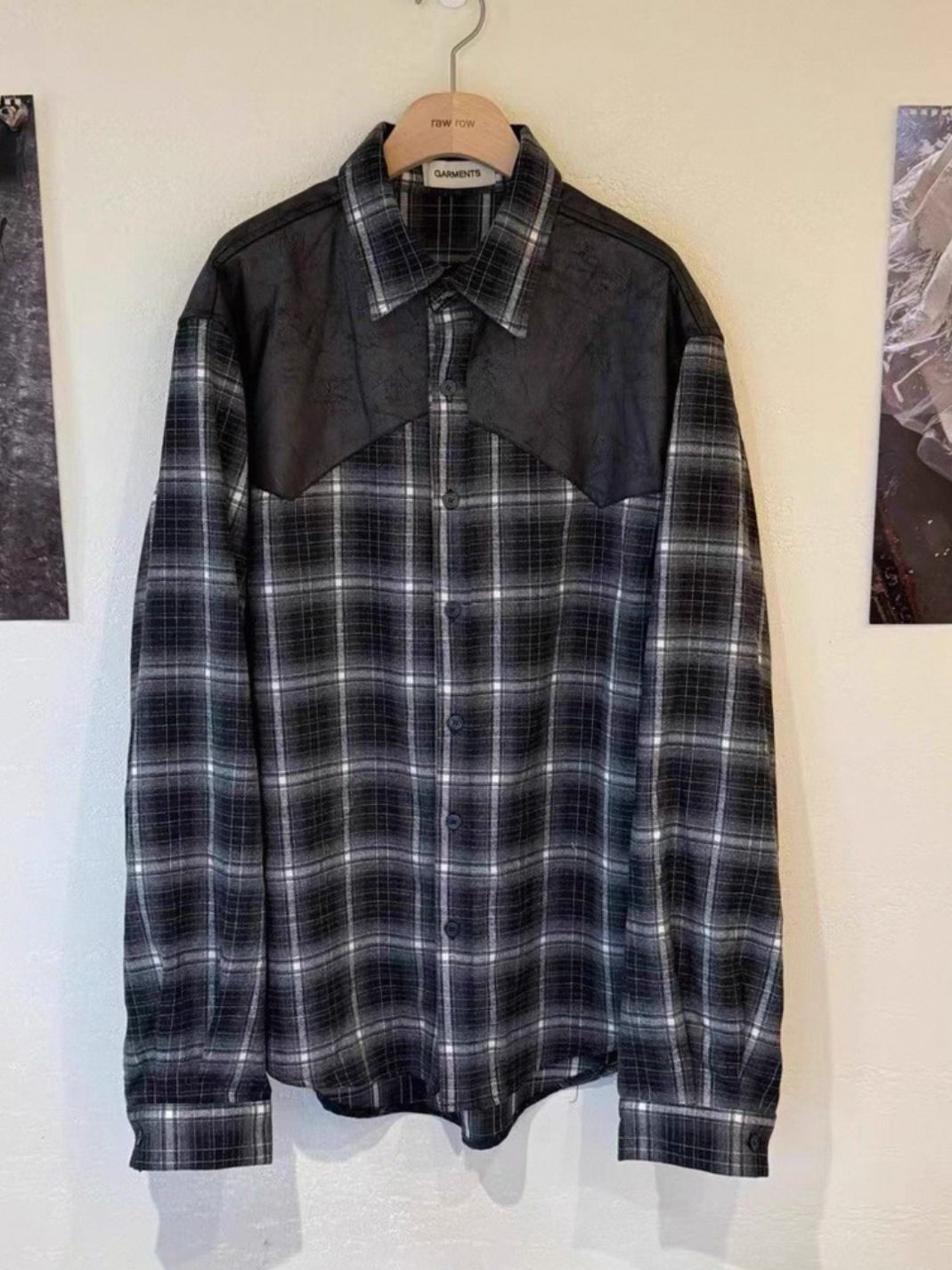 格仔長袖恤衫 GARMENTS-054S