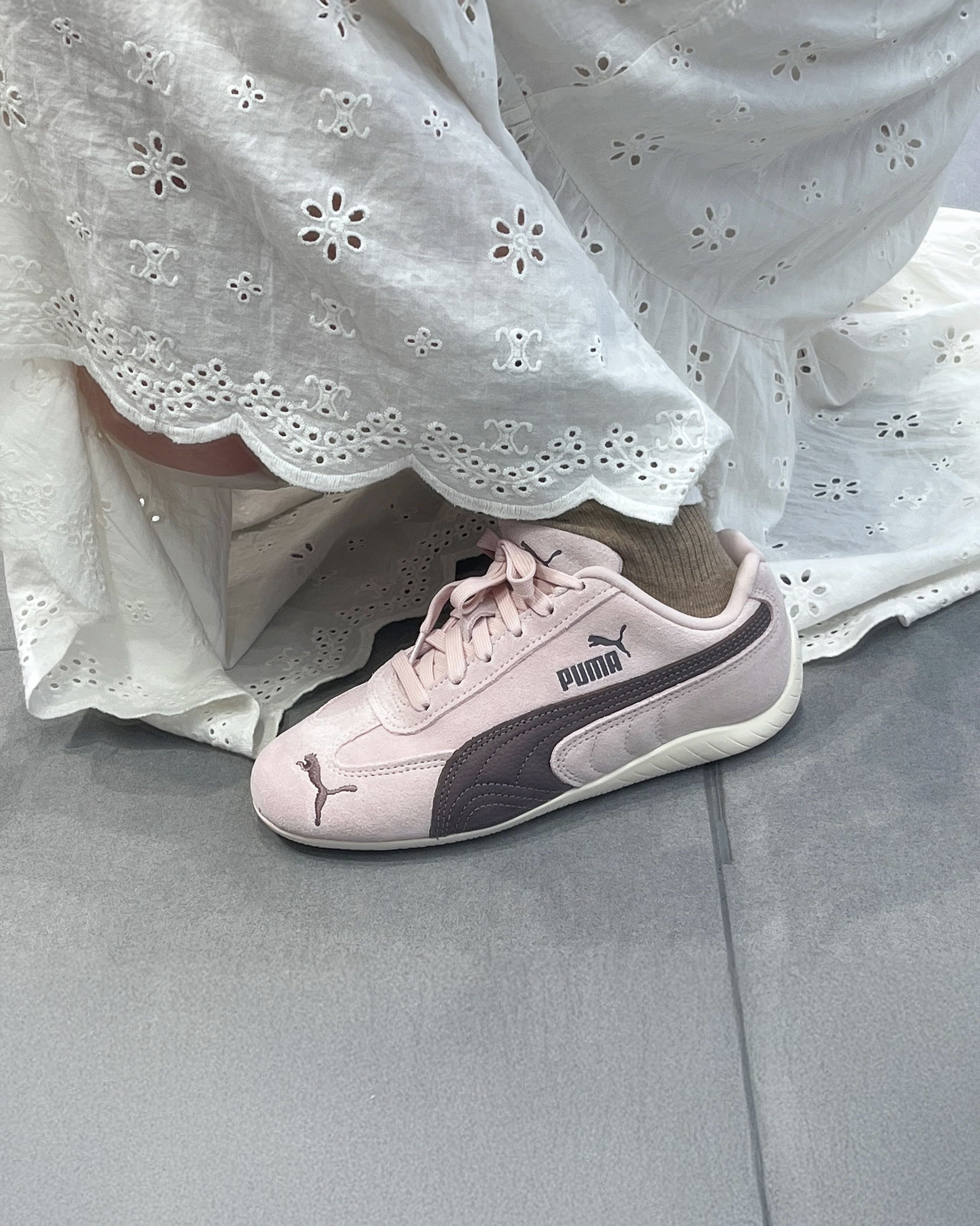 PUMA SPEEDCAT 莓果粉 粉紫色 奶油底 復古 賽車鞋 男女鞋 406329-52 / 預購