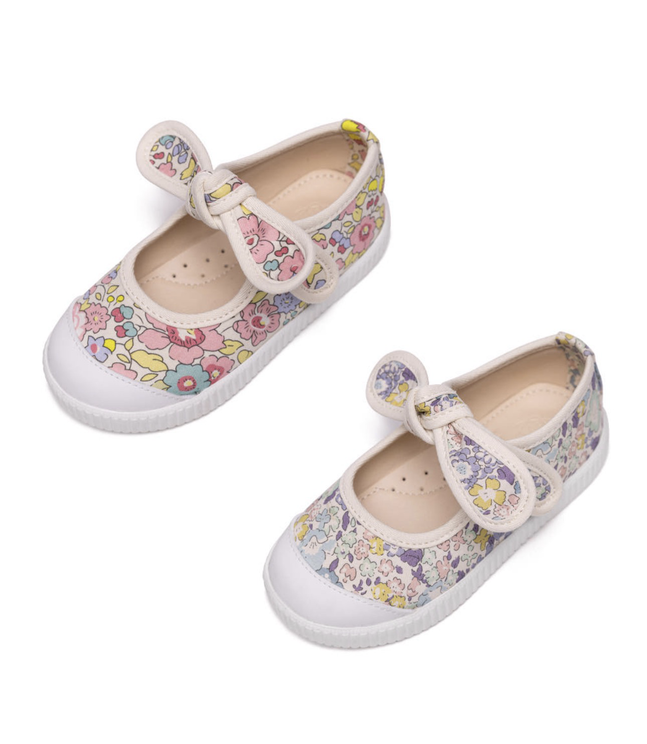 La Stella Floral Mary Jane Sneakers