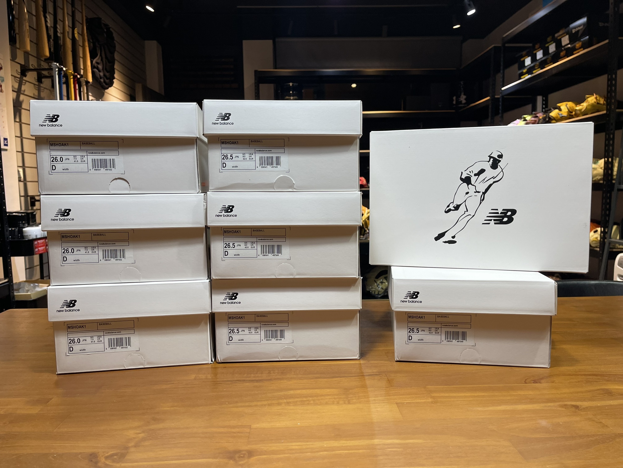 日本進口NEW BALANCE Ohtani v1 MSHO 大谷翔平棒球釘鞋AK1 黑色