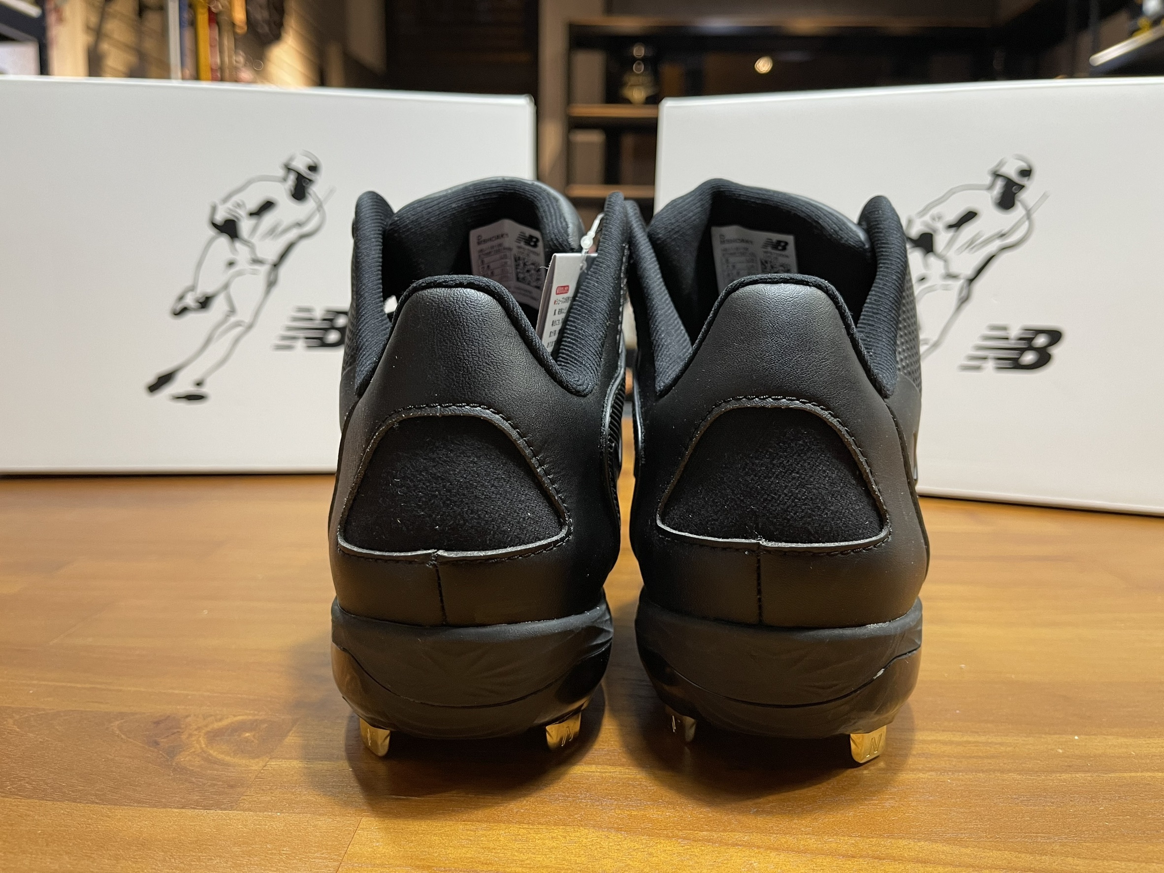 日本進口NEW BALANCE Ohtani v1 MSHO 大谷翔平棒球釘鞋AK1 黑色