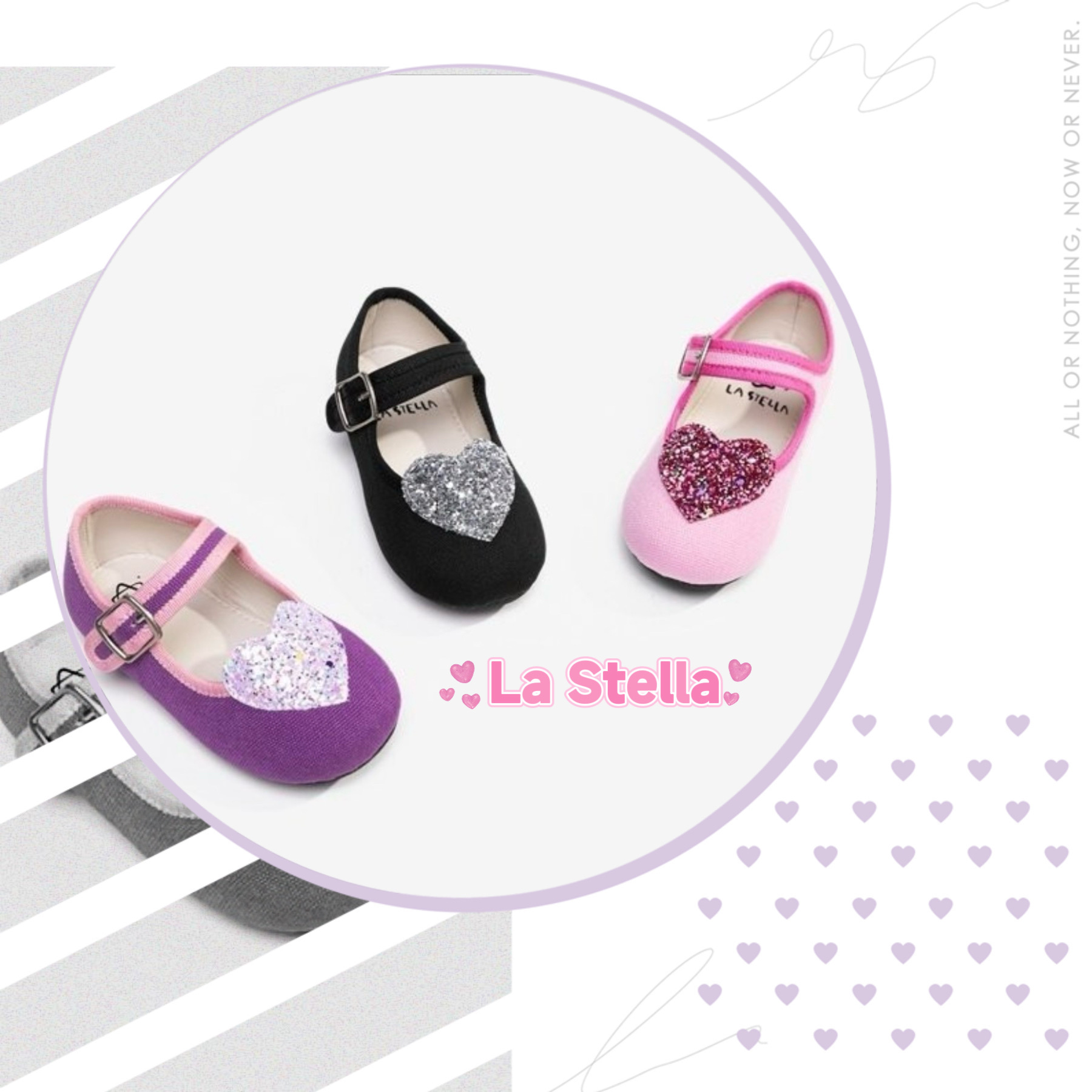 La Stella Candy Heart Shoes