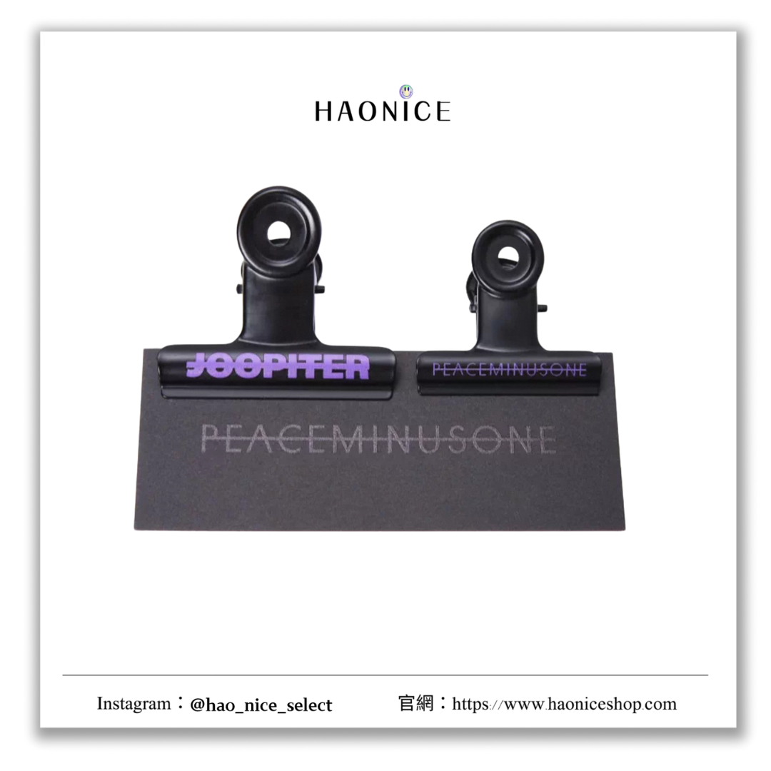 【HAO NICE 】100%韓國正品🇰🇷  peaceminusone 新品夾子GD權志龍聯名款pmo衣夾 帽夾 裝飾夾❤️