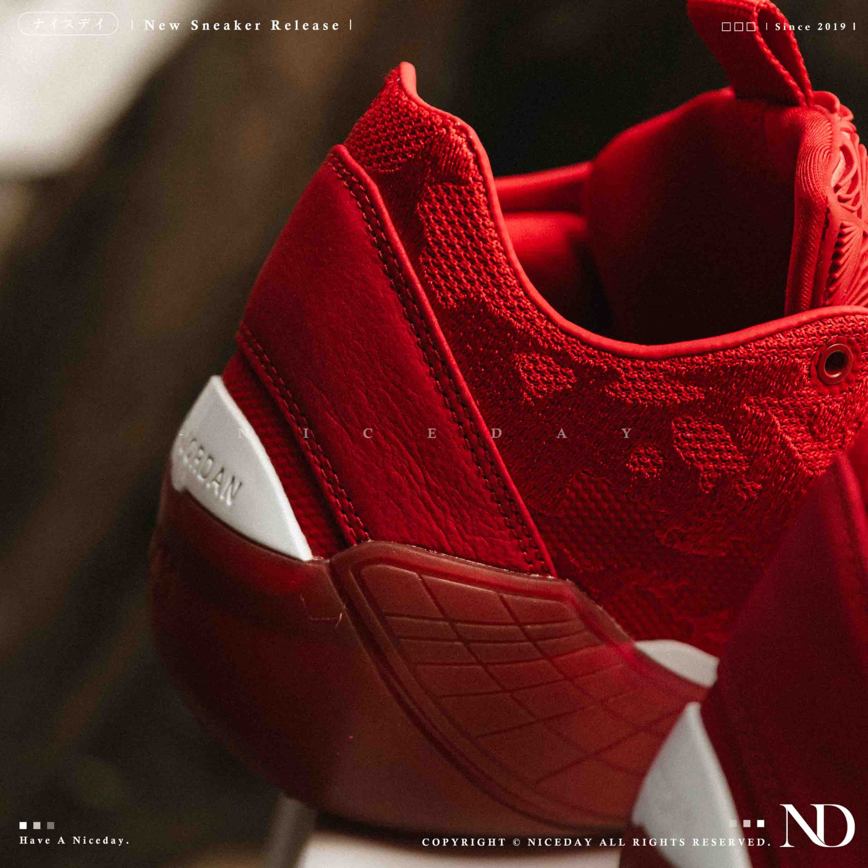 NICEDAY 現貨 Air Jordan 39 紅 玫瑰 鮮紅 籃球鞋 實戰 訓練 紅色 公牛 FQ0214-601