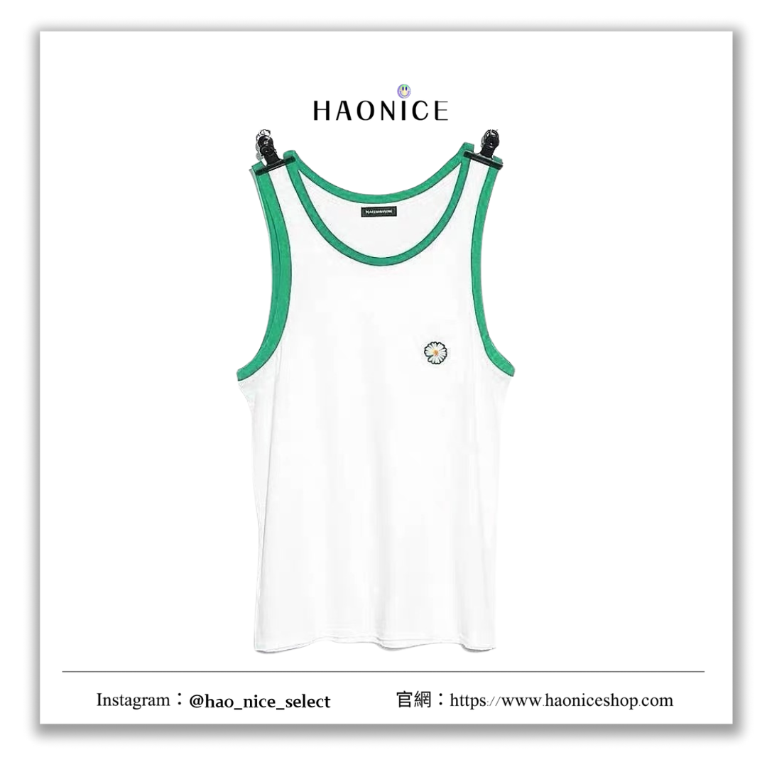 【HAO NICE 】100%韓國正品🇰🇷 PEACEMINUSONE 小雛菊背心🌼GD權志龍同款 多巴胺pmo無袖T恤❤️