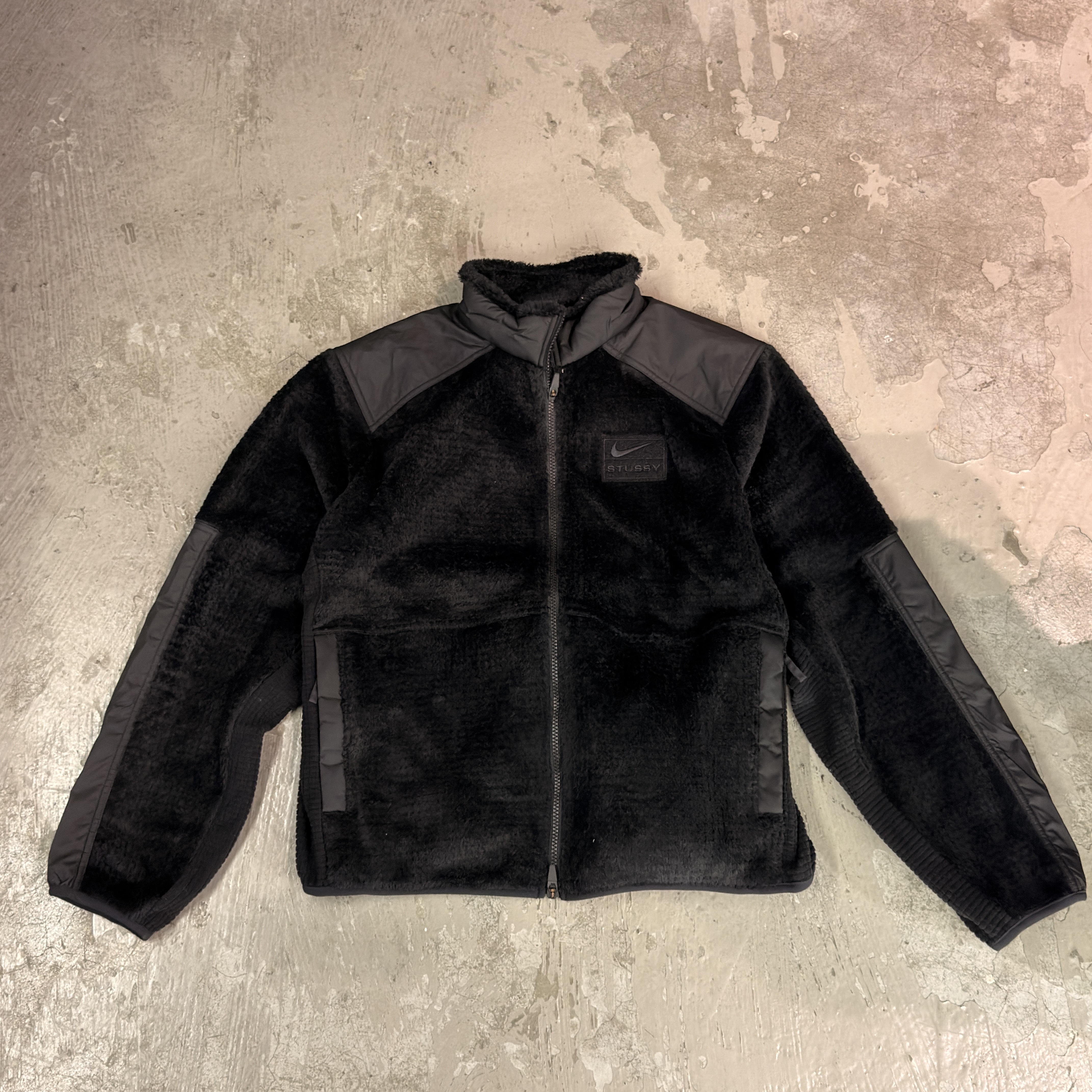 [Instock] Nike X Stüssy Fleece Jacket Black | HQ8525-010