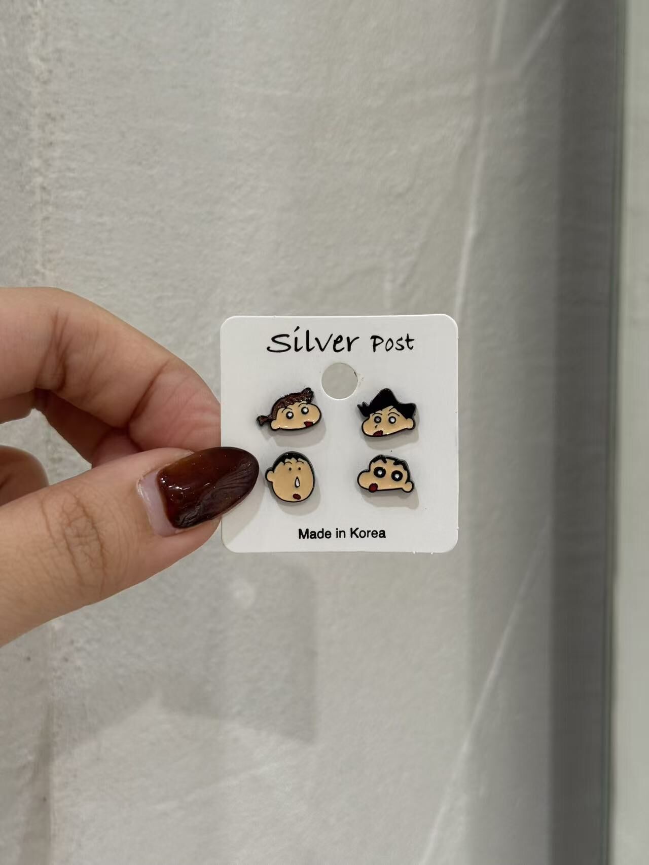 蠟筆小新多粒耳環