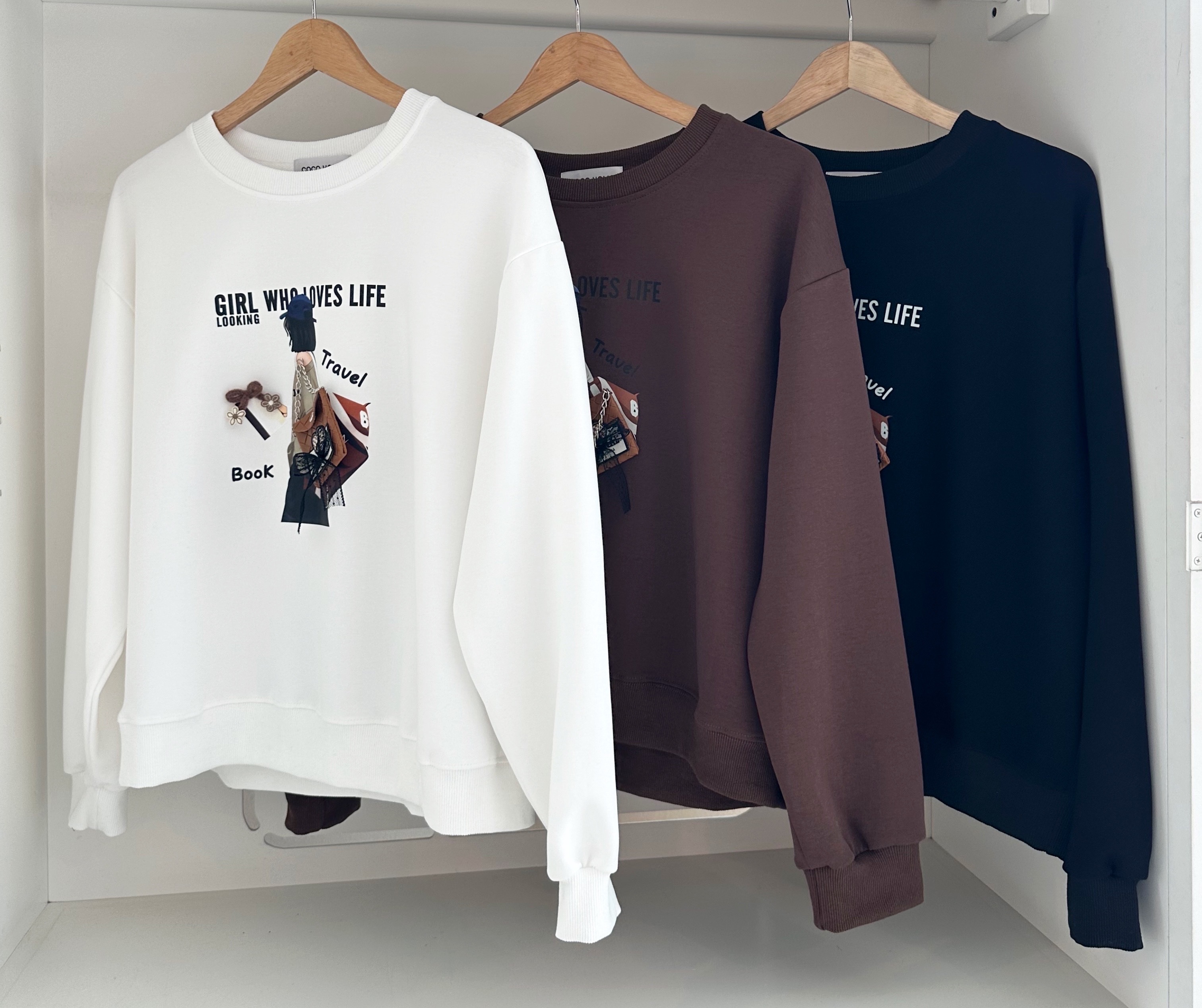 LONG SLEEVE 3D PRINTED SWEATS