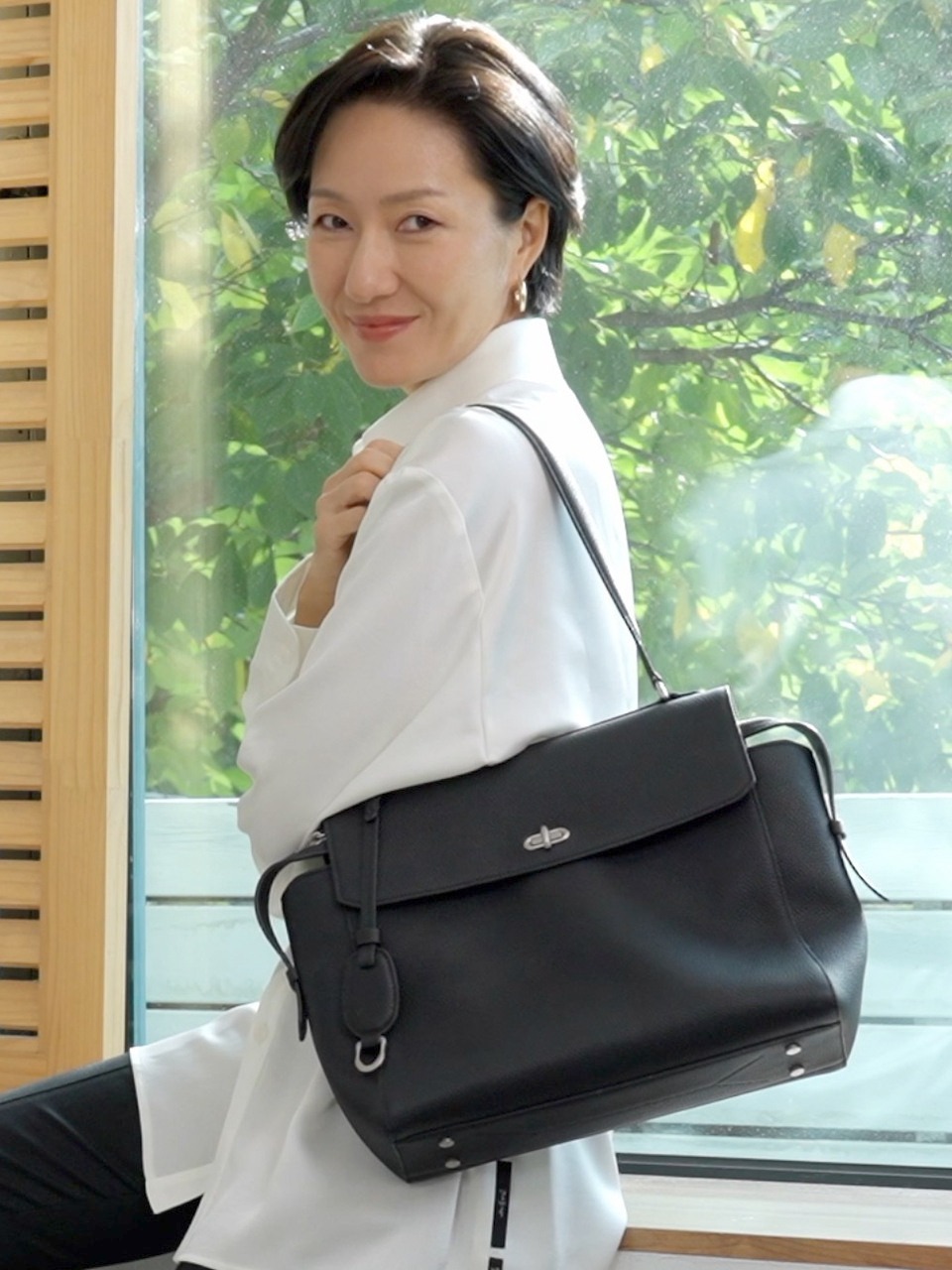 Demeriel Luna Satchel Bag Medium