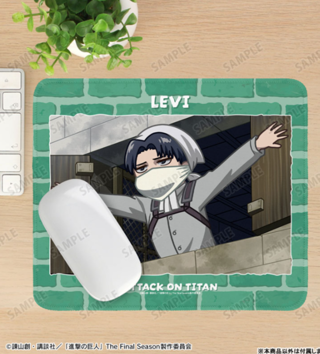 [代購][預訂] 進擊的巨人 ゆるコマ MOUSE PAD