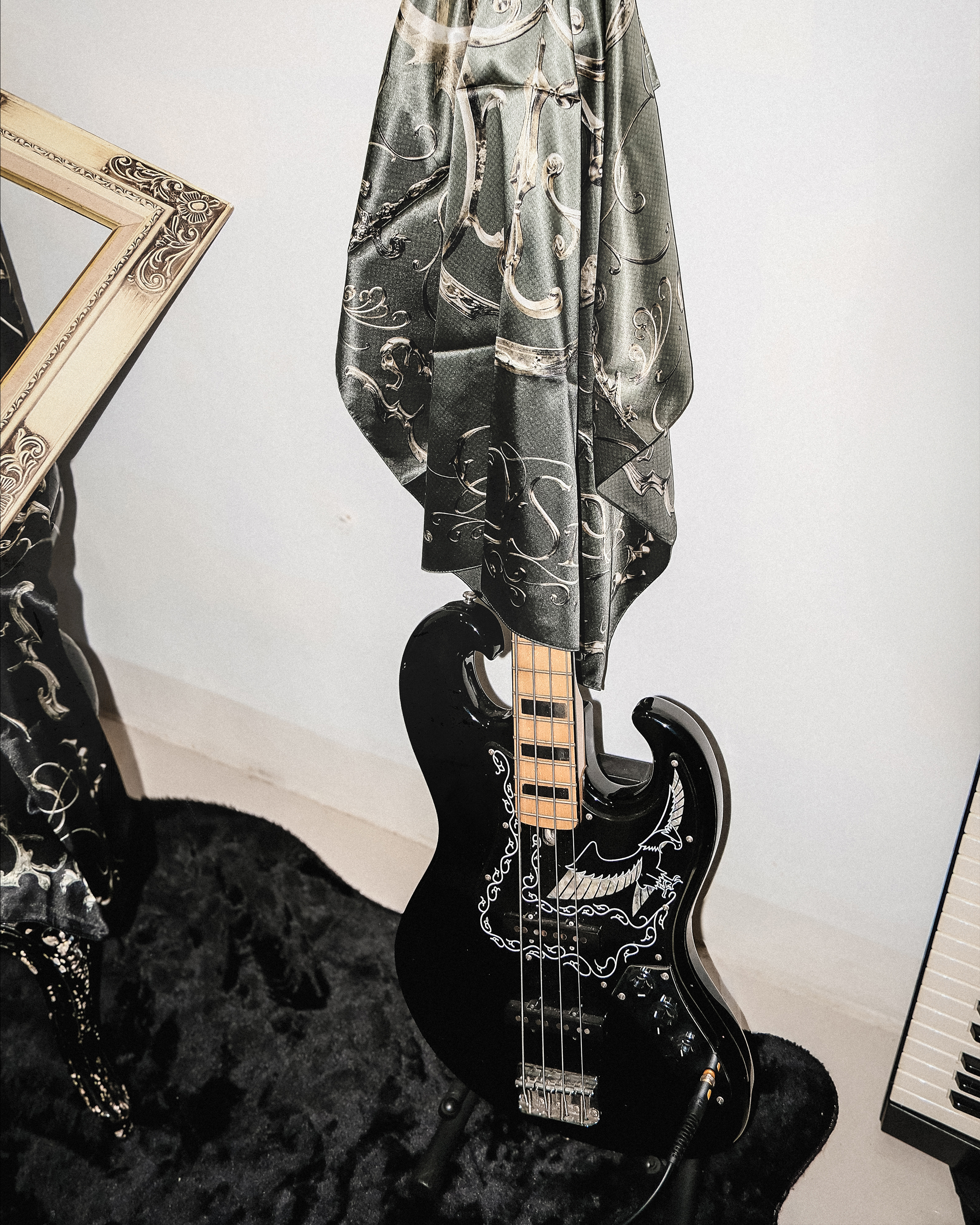 CROSE 族徽絲巾 (墨綠)