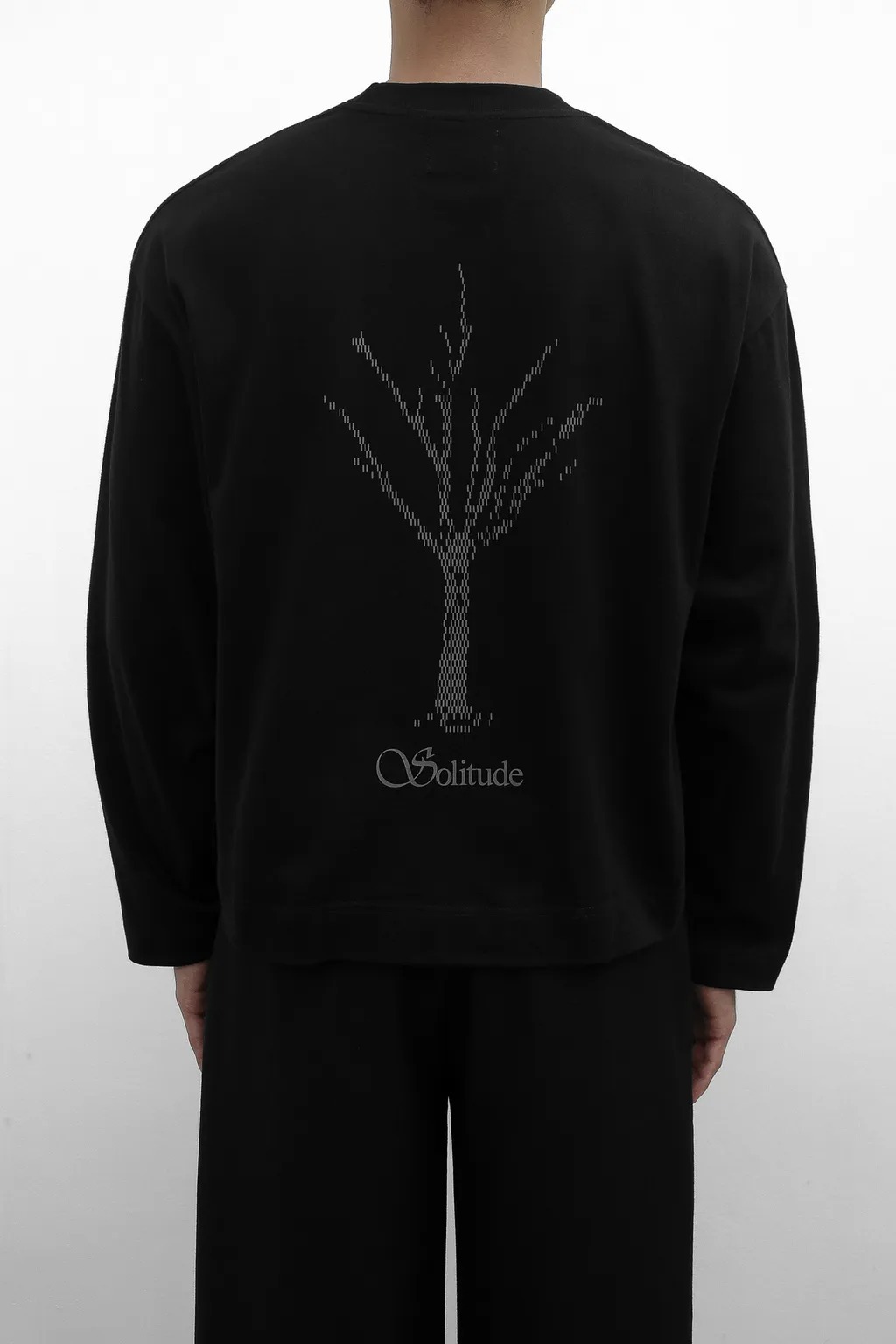 Anonymous Talking｜F25-LS01 – Solitude Long Sleeve Tee (Black)