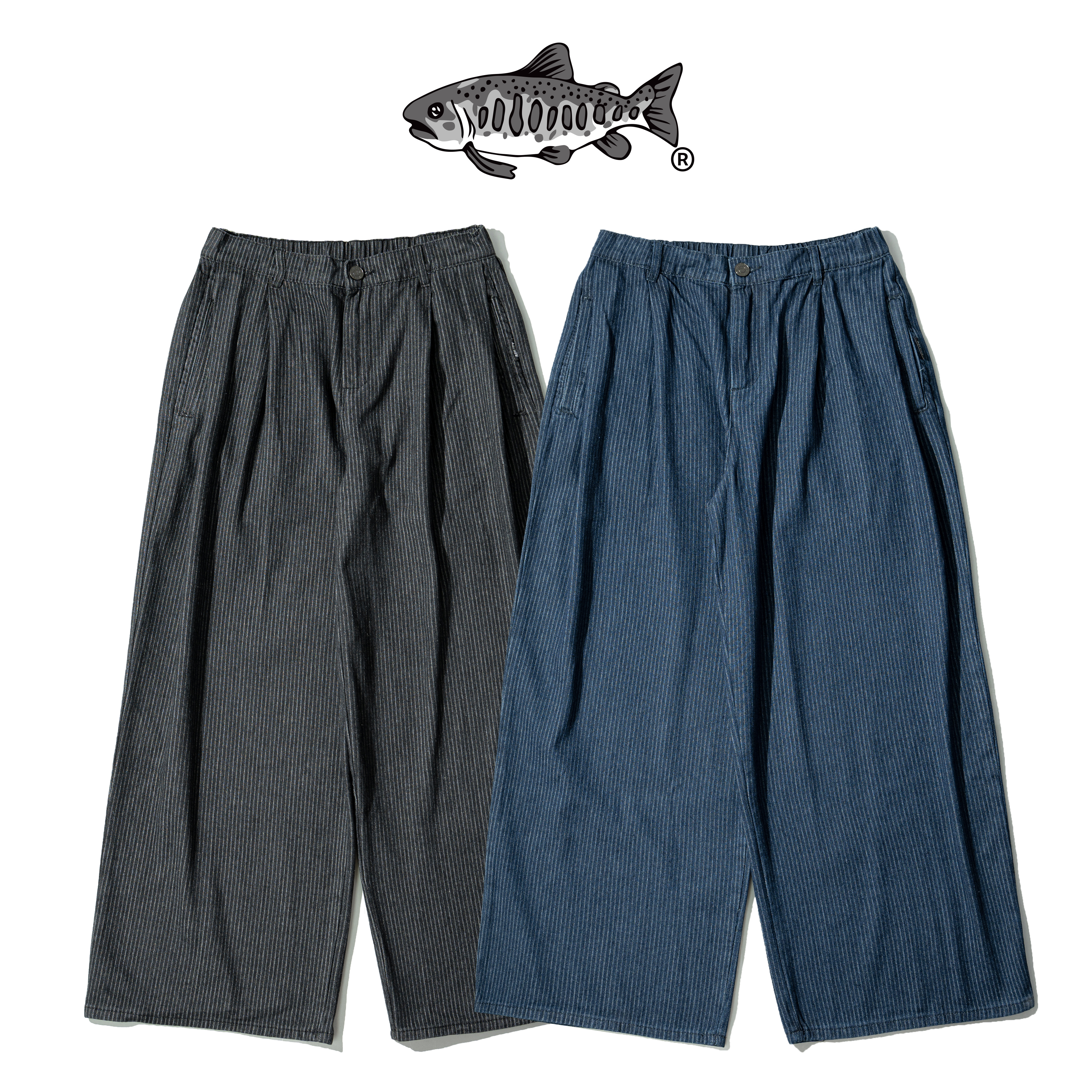 AGILITY Stripes Wide Leg Pants 闊腿 直條紋長褲 [SP88]