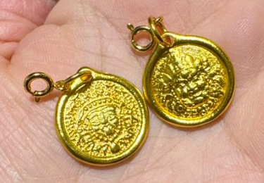 251004 - C13 扎基拉姆x黃財神999真金電鍍懶人扣吊咀1粒