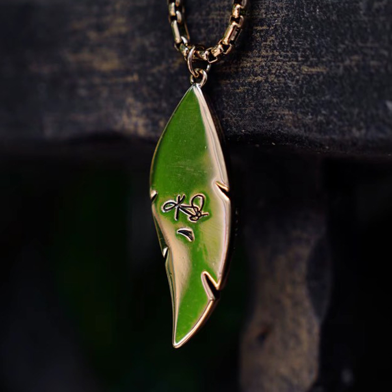 <連線代購商品>ANTA KAI 歐文系列 籃球周邊 經典LOGT 羽毛項鍊 飾品【192611683R】歐文 kyrie irving