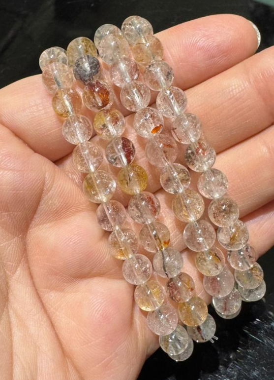 251004 - C26 6mm+斑銅礦閃靈手串