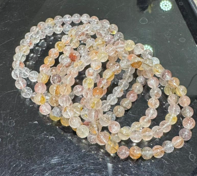 251004 - C27 7mm+斑銅礦閃靈手串