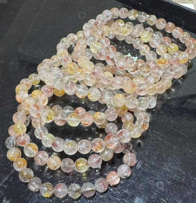 251004 - C28 7mm++斑銅礦閃靈手串