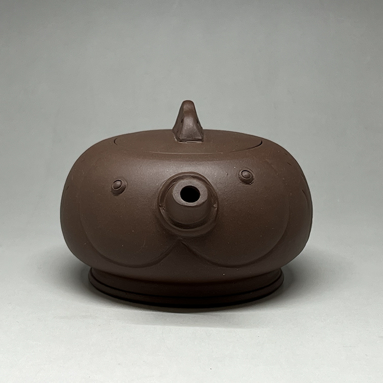 茶香自在】1990年代年年百魚紫砂壺宜興一廠壺法群蘭款160 c.c.