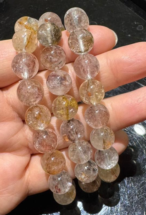 251004 - C30 10mm++斑銅礦閃靈手串