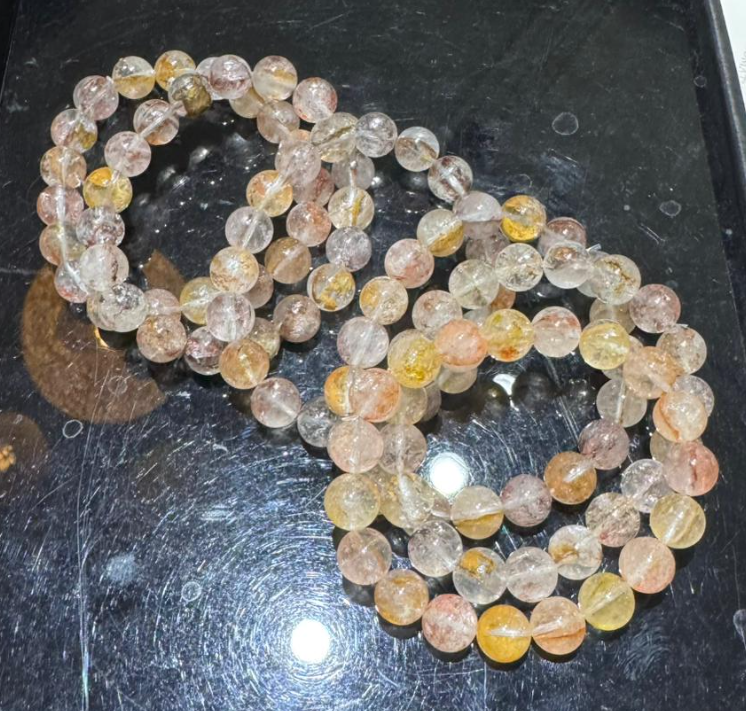 251004 - C30 10mm++斑銅礦閃靈手串