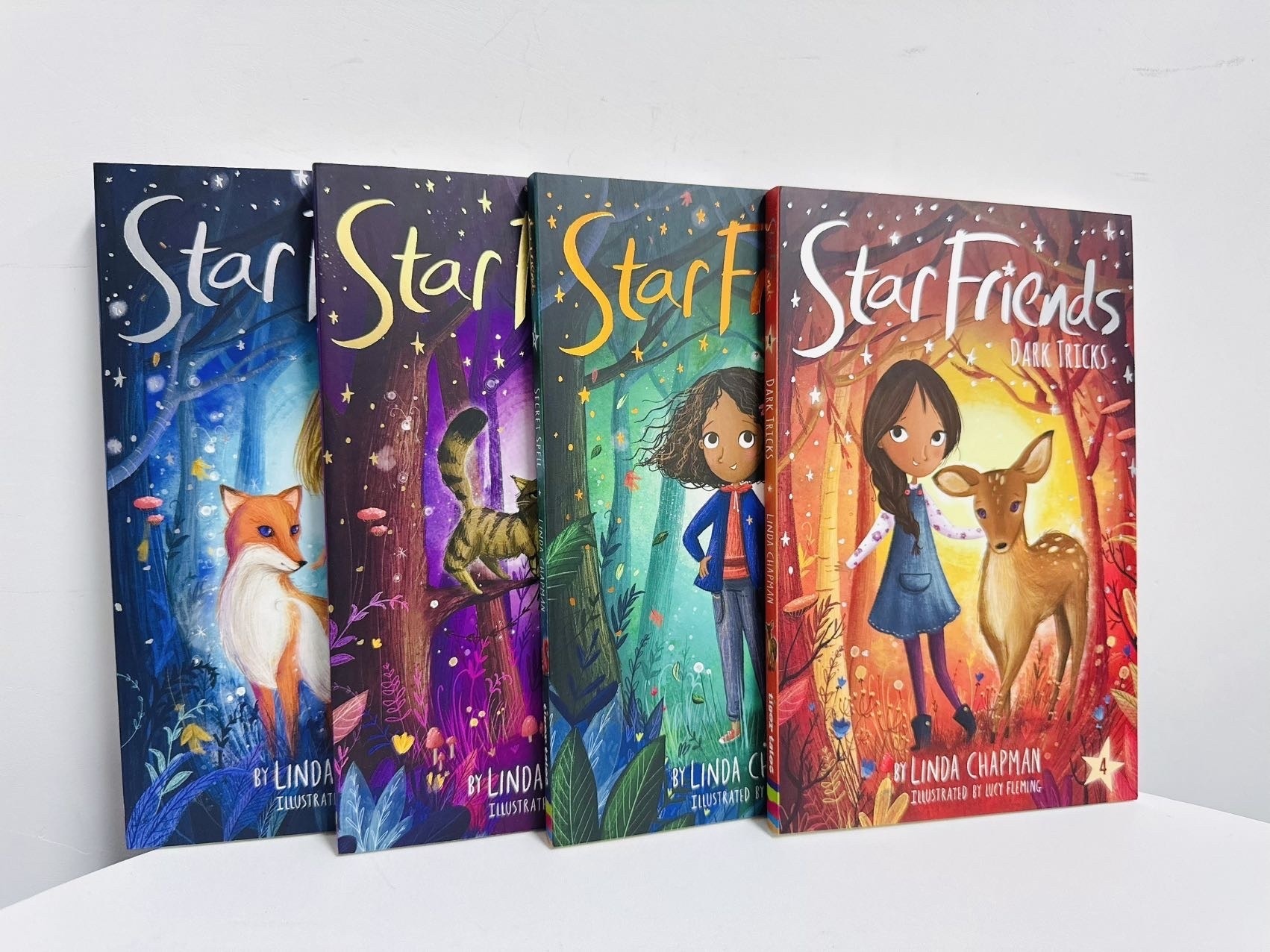 Star Friends Series 4 Books Collection Set by Linda Chapman