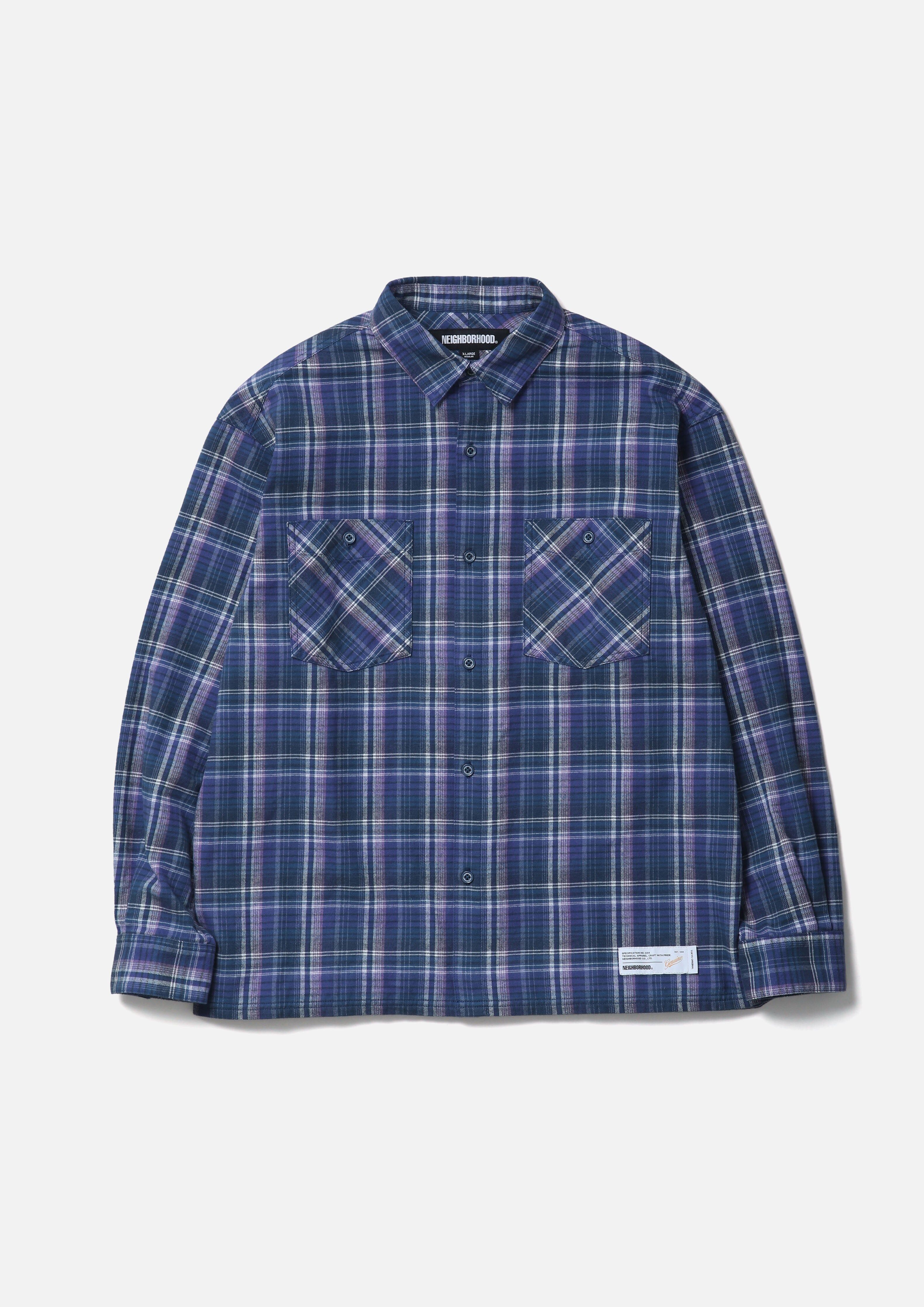 『代購商品』2025AW NEIGHBORHOOD NBHD CLAN TARTAN CHECK SHIRT LS 襯衫 252ARNH-SHM01