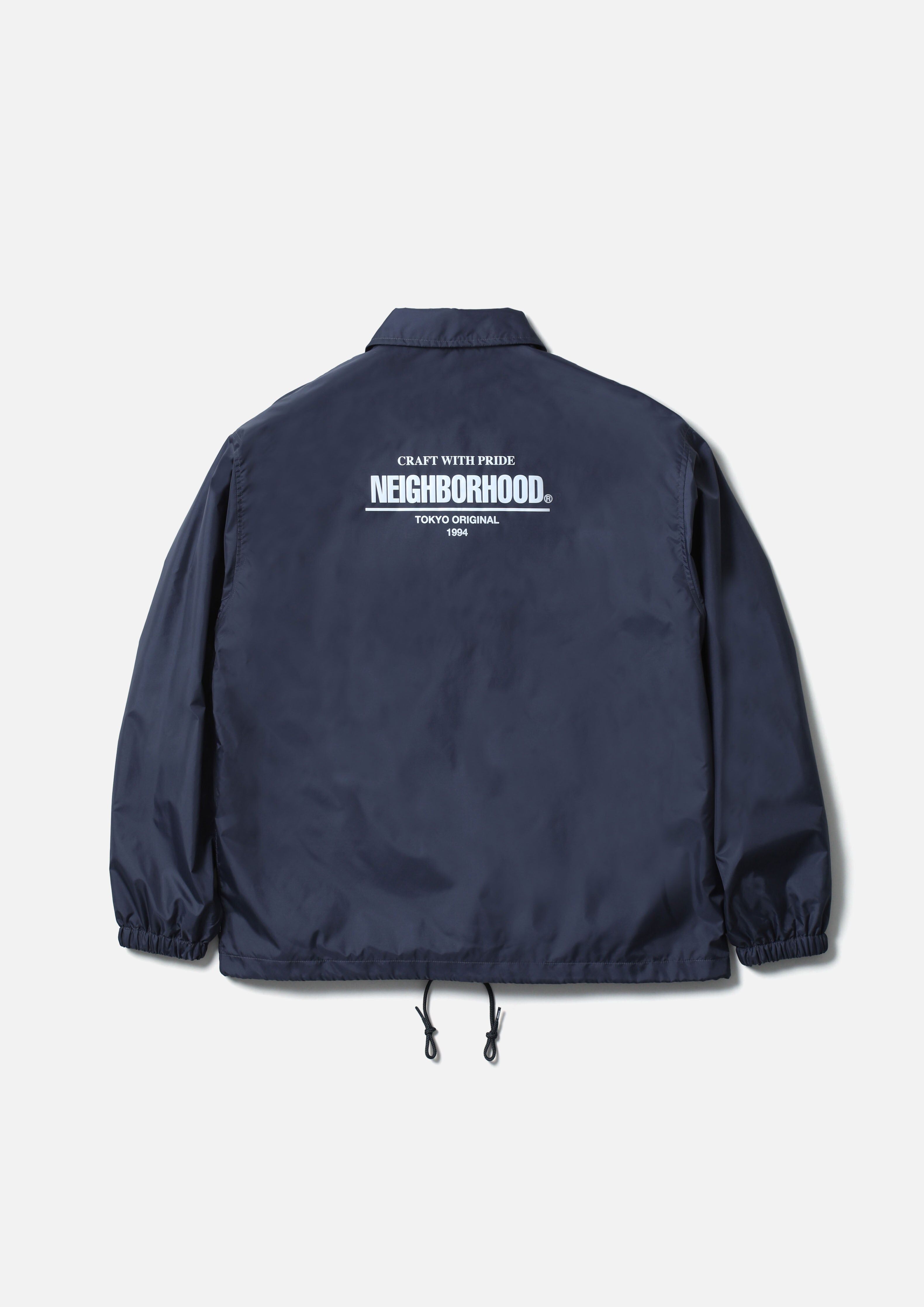 2025AW NEIGHBORHOOD NBHD WINDBREAKER JACKET-1 背後 LOGO 風衣 教練 外套 現貨 252TSNH-JKM01
