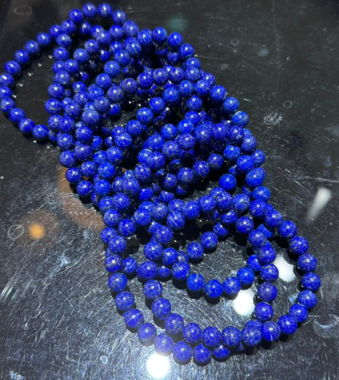 251004 - C60 7mm+傳承級阿富汗青金石手串