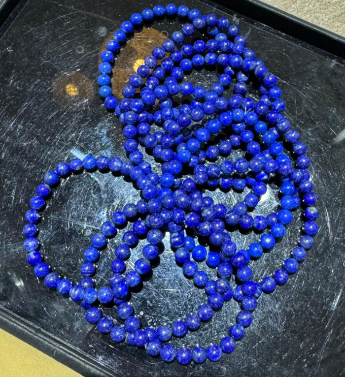 251004 - C68 6mm+傳承級阿富汗青金石手串