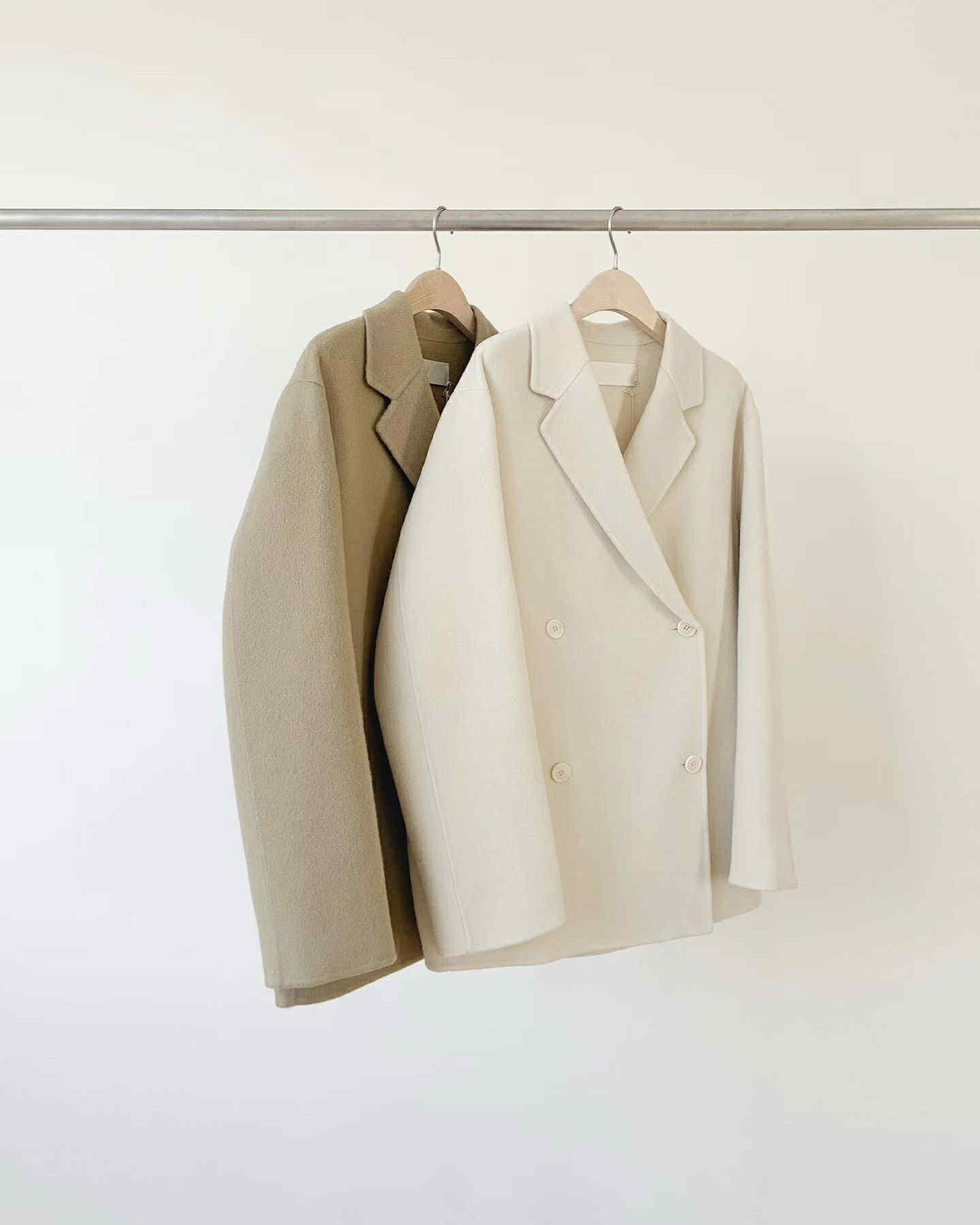 MA10 高級感雙排釦羊毛大衣