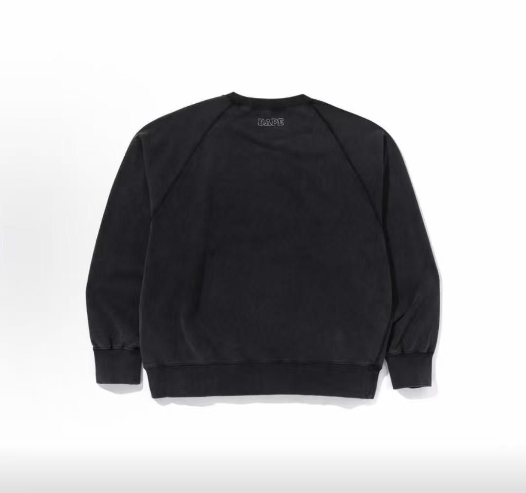 BAPE 水洗胸前貼花LOGO大學T (3色)