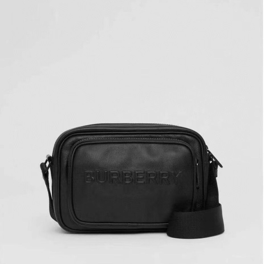 Burberry壓紋徽標挎包