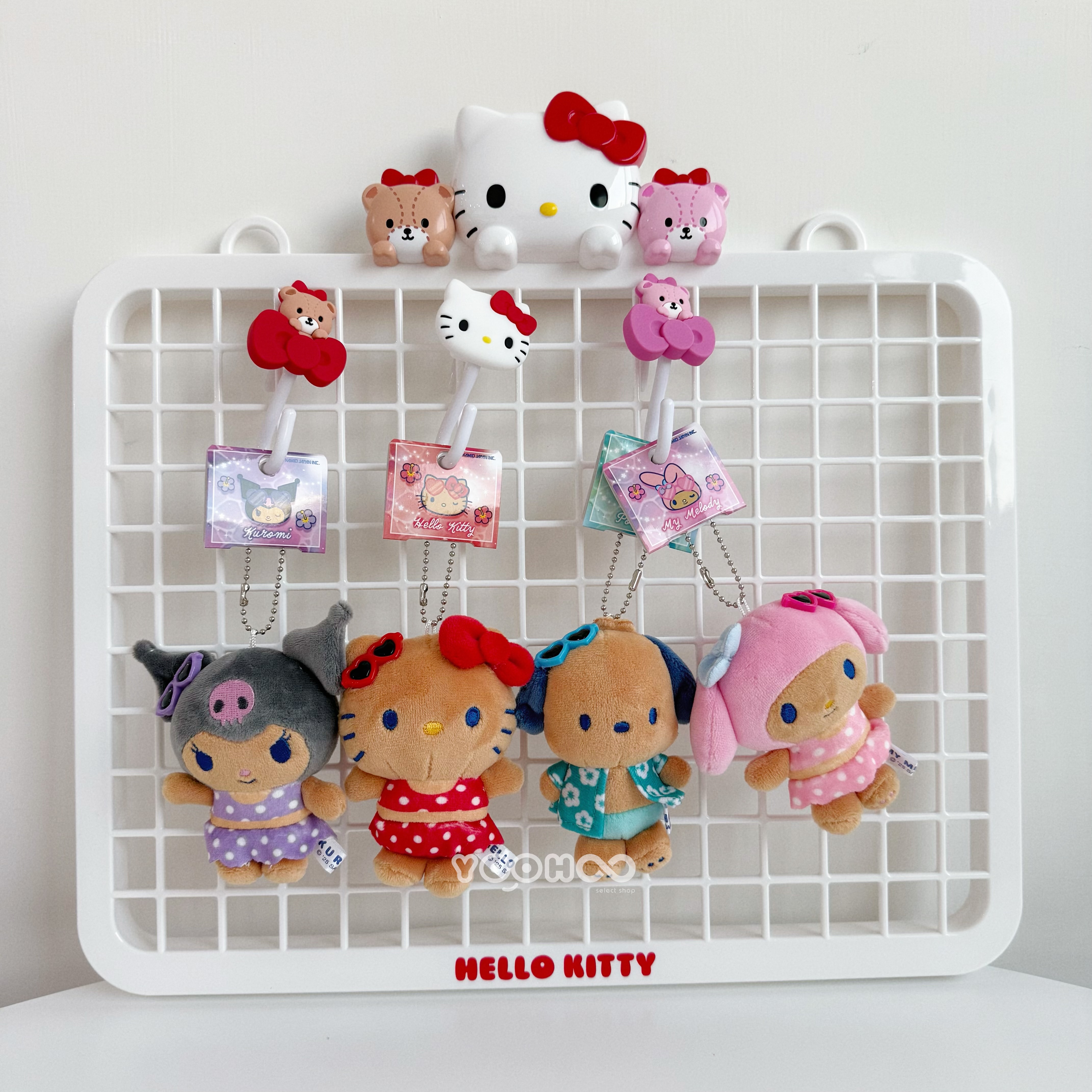 現貨┃日本 KITTY 美樂蒂 酷洛米 怕洽狗 曬黑 比基尼 點點 泳衣 吊飾