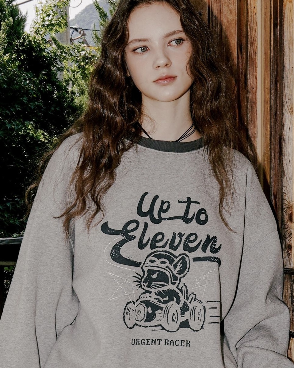 <預購> 韓國WV PROJECT Up Eleven刷毛大學T