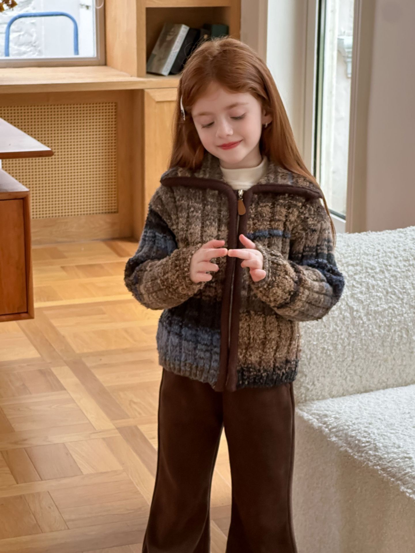 復古美拉德氛圍外套