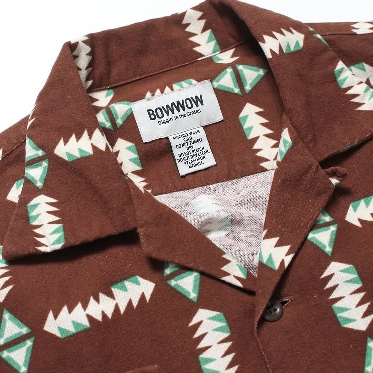 BOWWOW NAVAJO PRINT FLANNEL SHIRT AGED - PRE ORDER ITEM (預訂中)