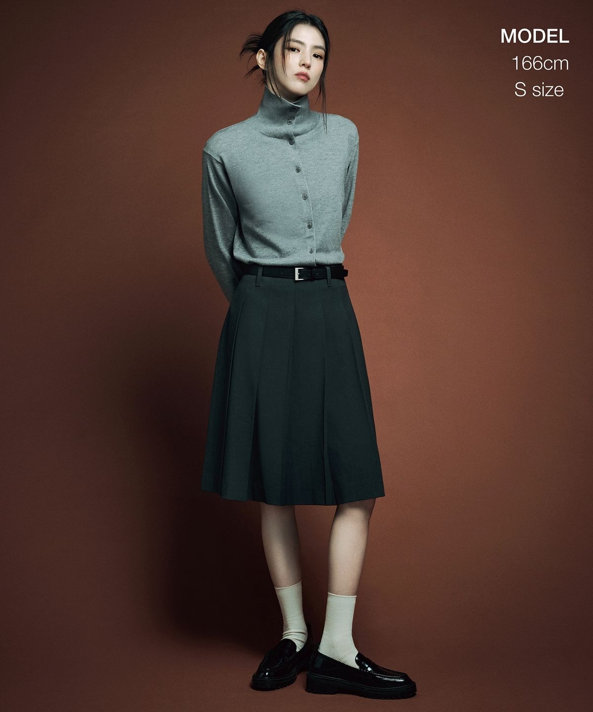 MUSINSA STANDARD WOMAN WOMEN'S ESSENTIAL HIGH NECK CARDIGAN