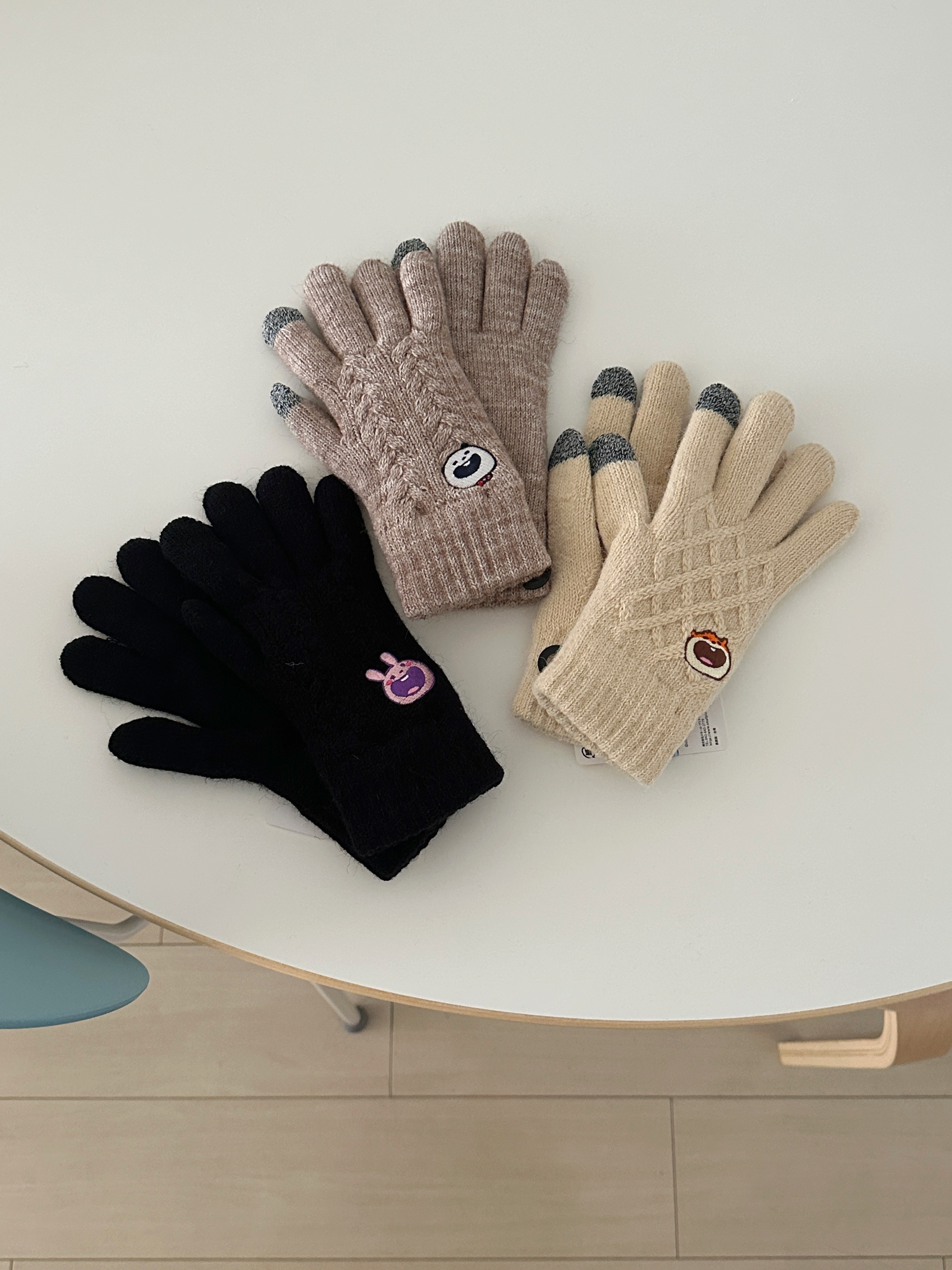 西村裕二可觸控針織手套