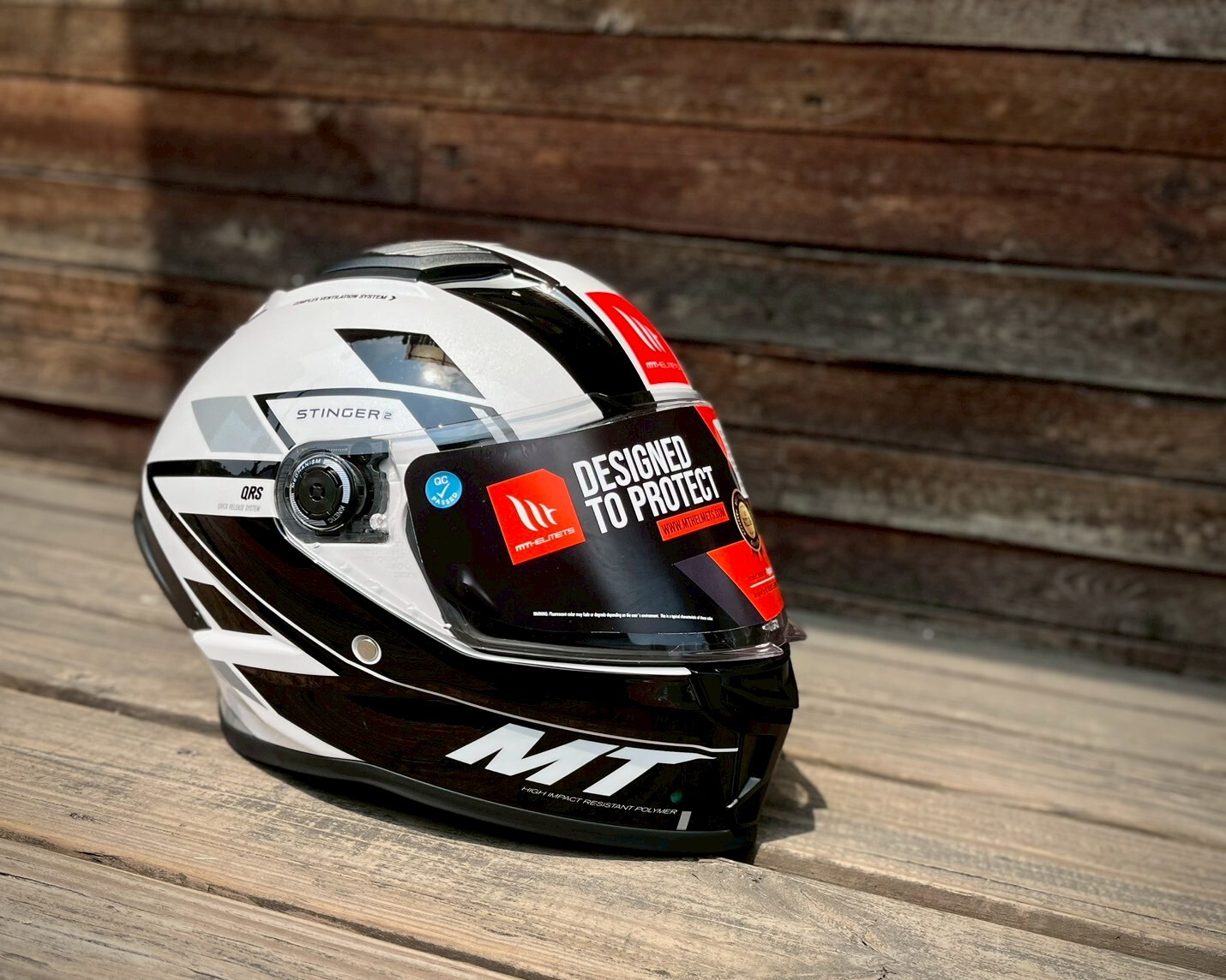 MT Helmet STINGER 2 毒刺2 彩繪 黑白弗澤 全罩 亞版