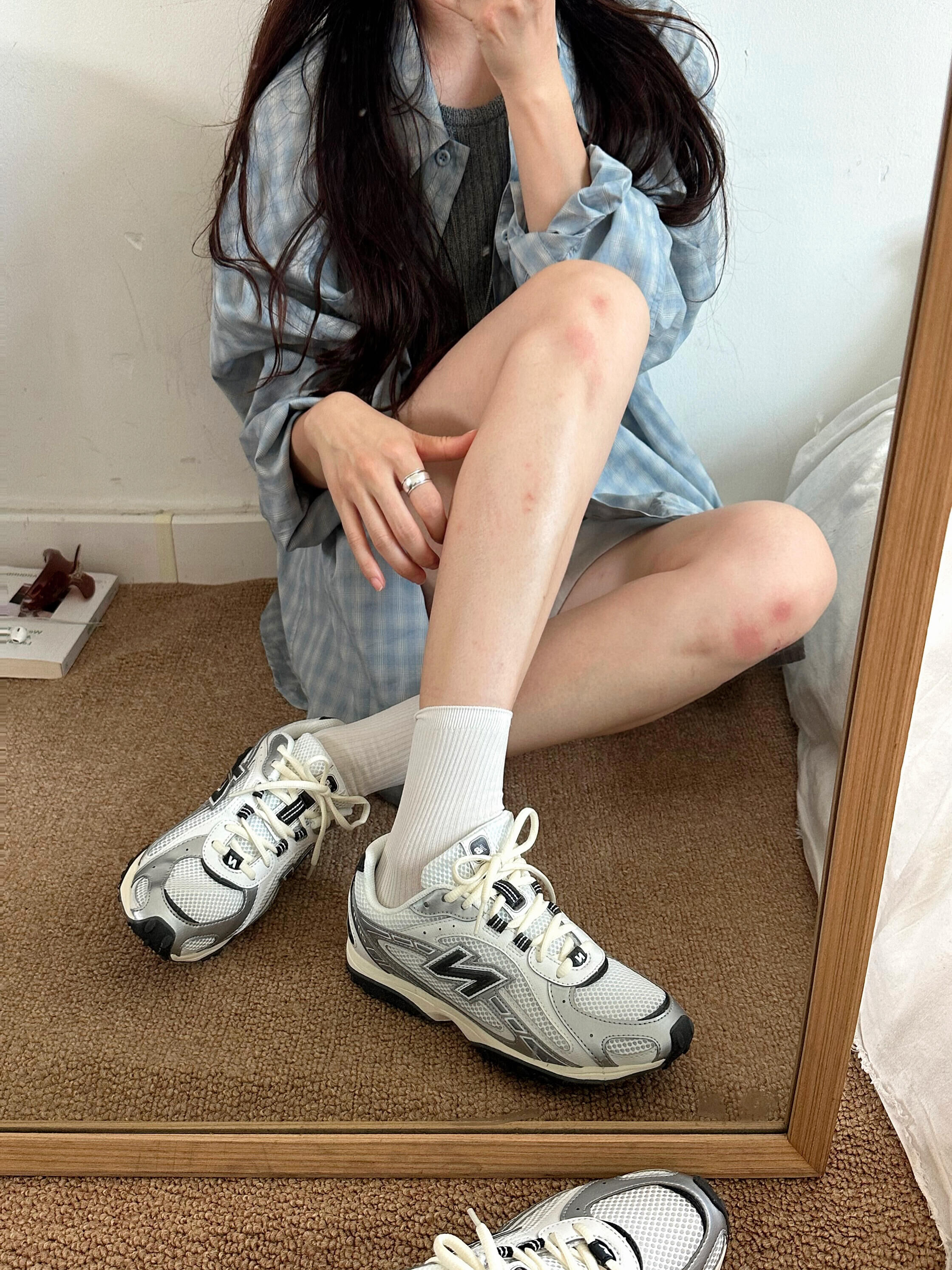 New Balance NB 204L 銀白色 黑色 Y2K 奶油底 復古 慢跑鞋 老爹鞋 張員瑛同款 U204LSWD/預購