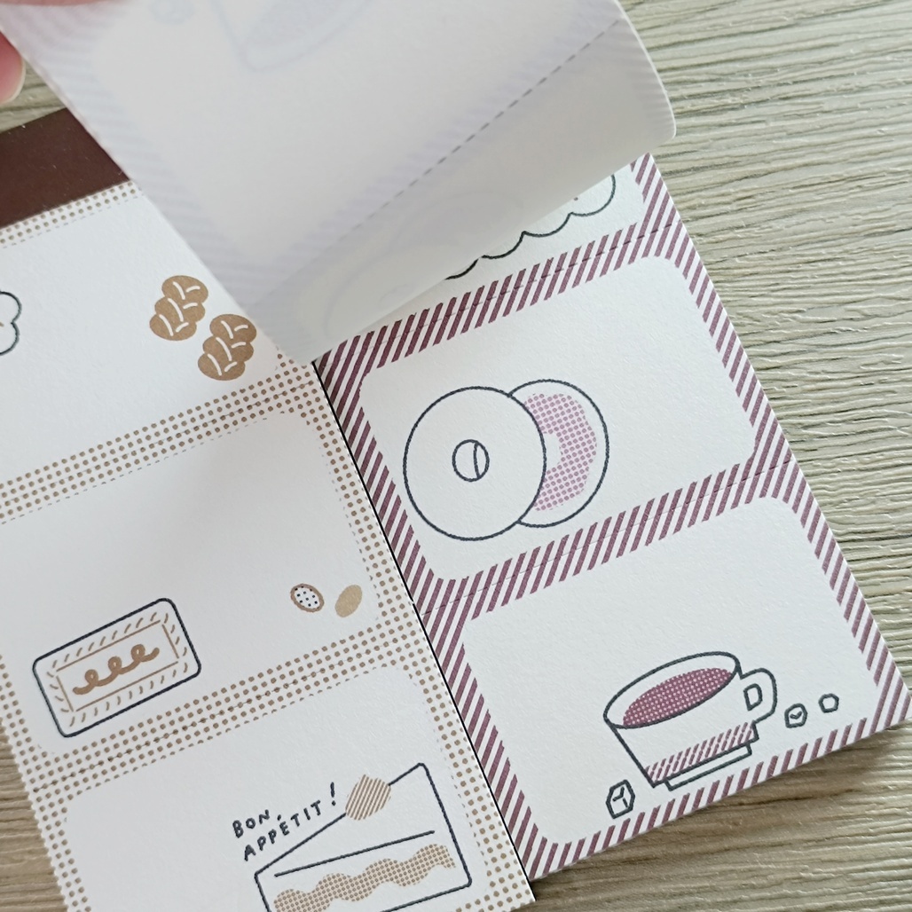 繭花．黃/紅 插畫便簽本 <整本/綜合分裝包>