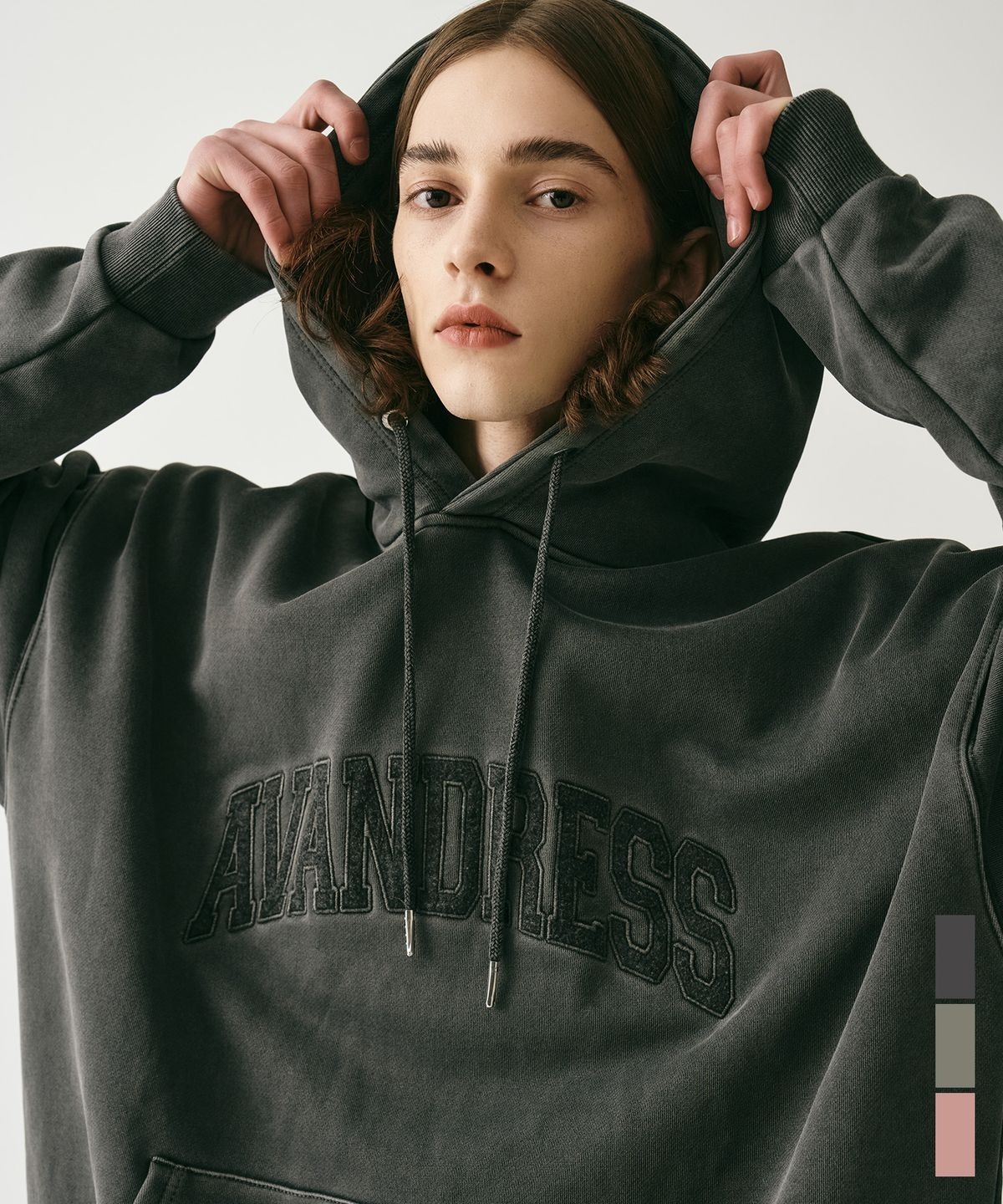 AVANDRESS Pigment Felt Overfit Hoody