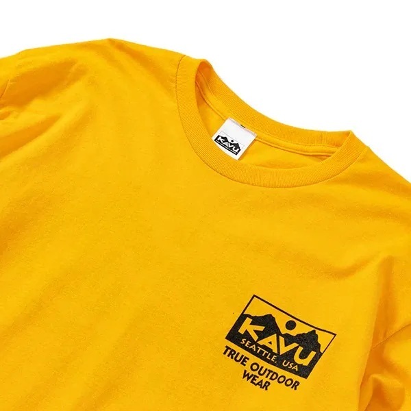 KAVU 日版 True Logo LS Tee #19821937 ( 046 Gold )