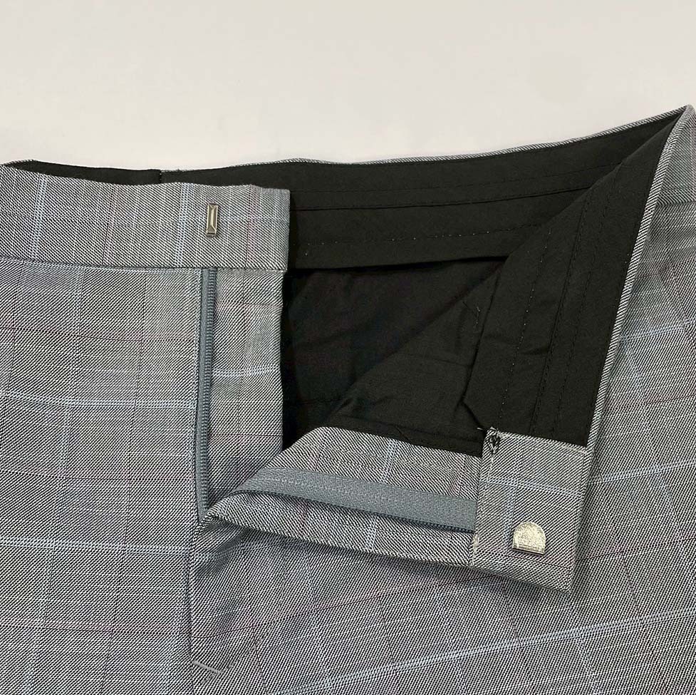 灰色方格西裝褲內裡02