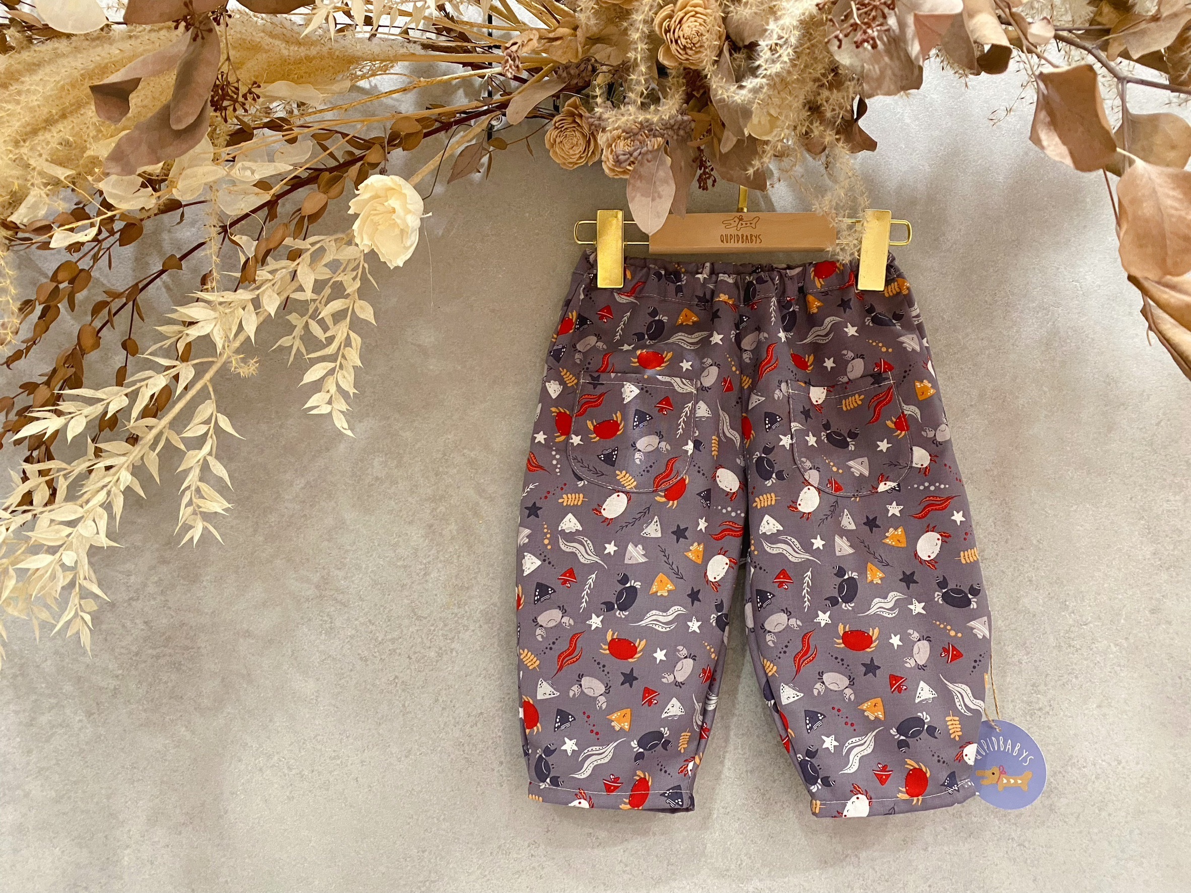 灰螃蟹 農夫褲（80）