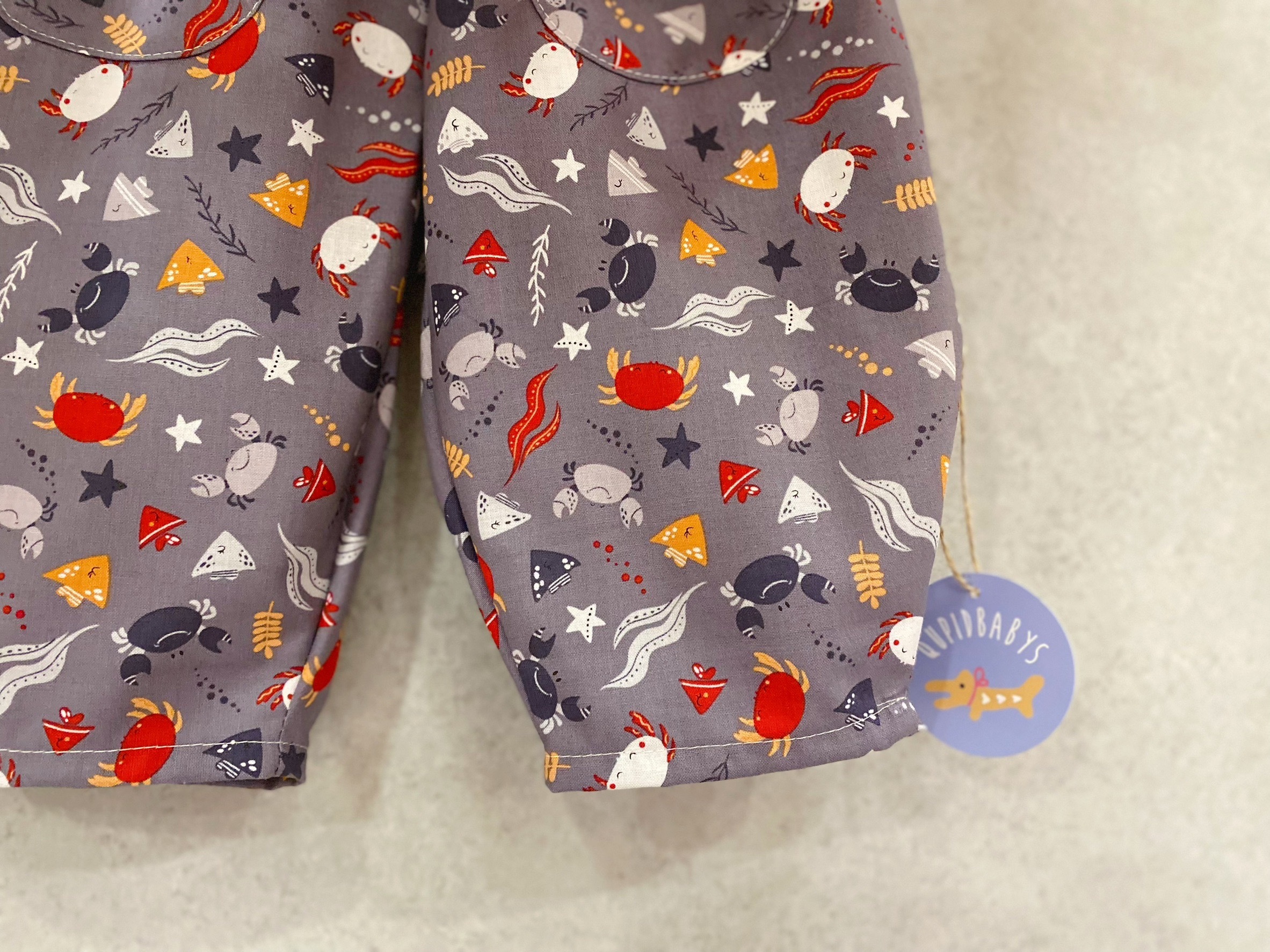 灰螃蟹 農夫褲（80）