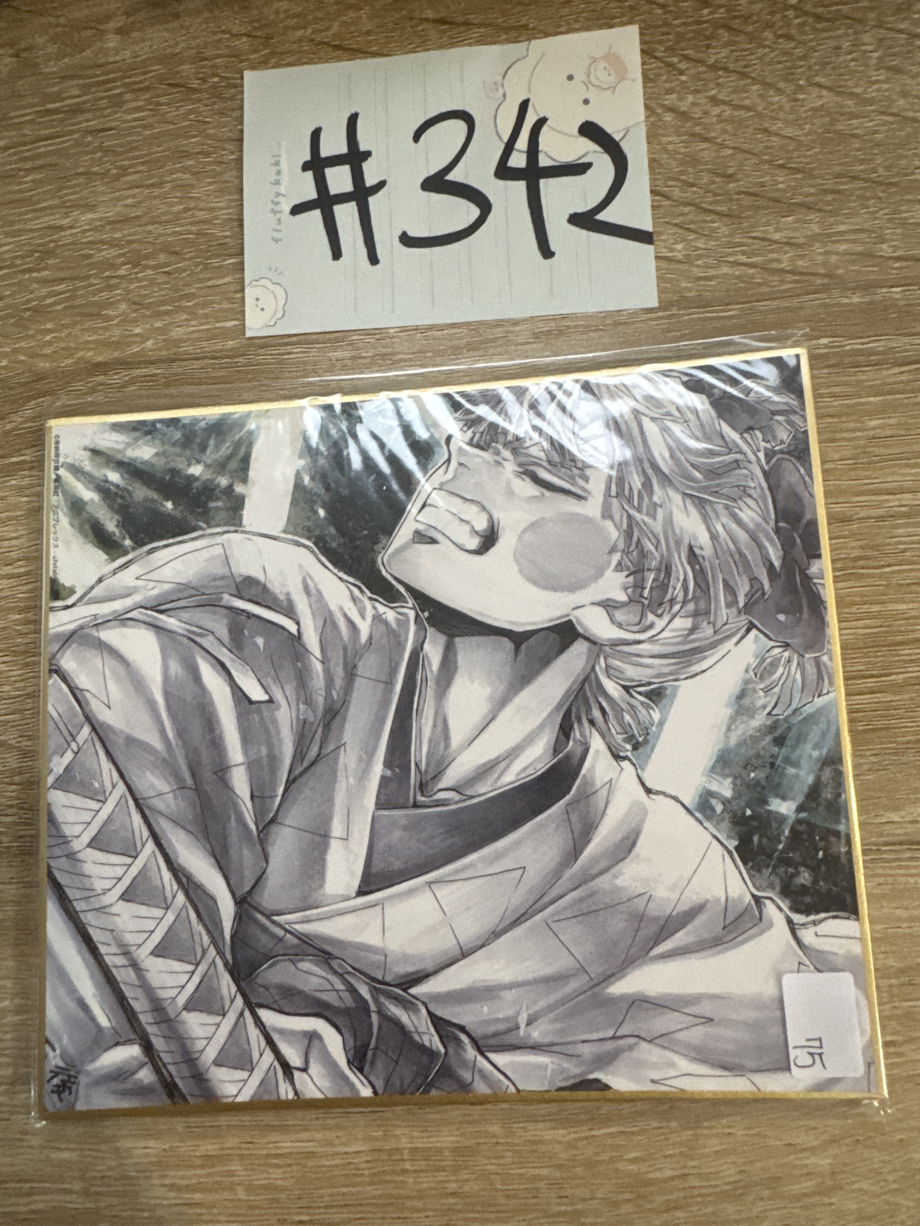 鬼滅之刃 善逸  色紙#342