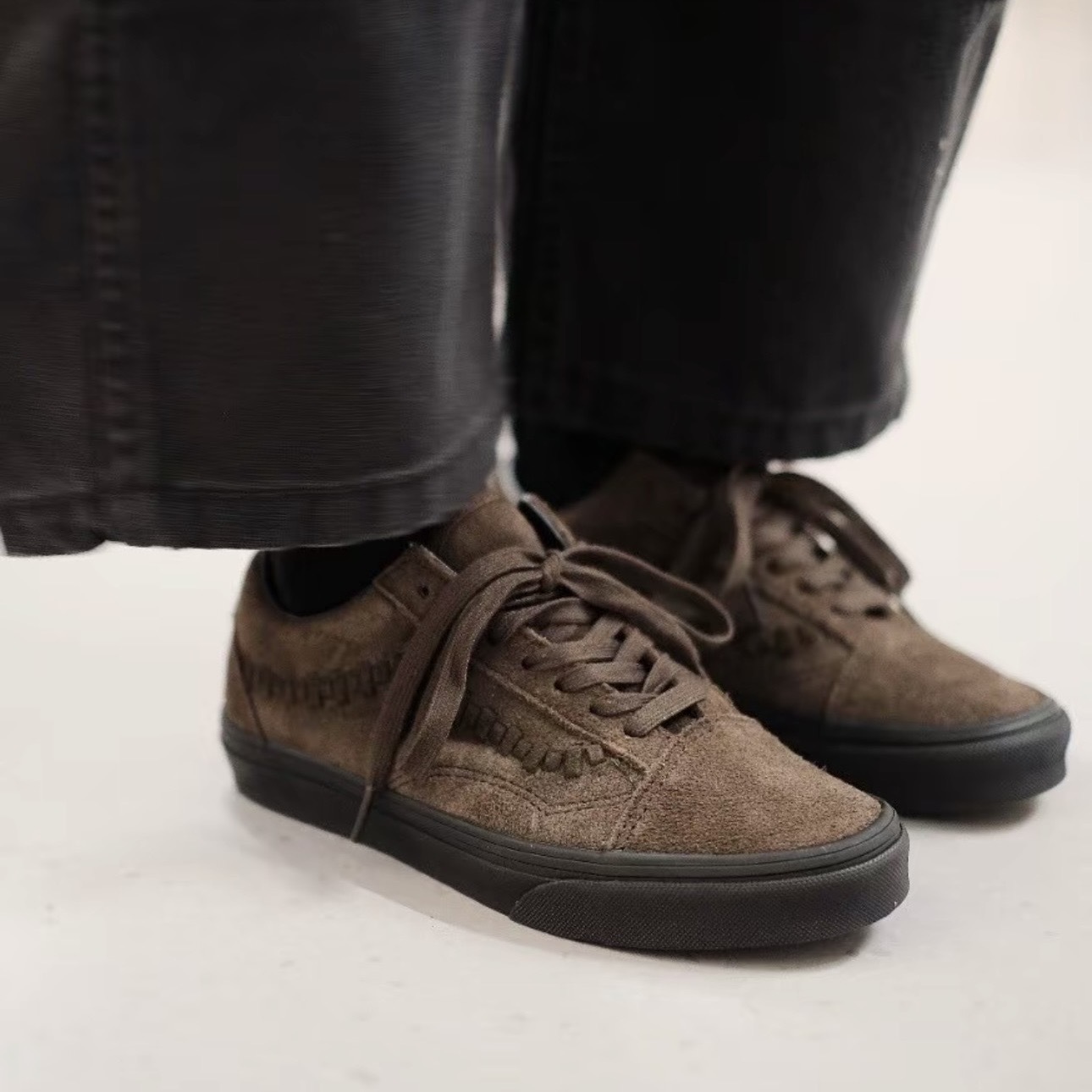 VANS OLD SCHOOL CRAFT STRIPE 可可棕 復古 男女同款 秋冬氛圍 VN000D9YY49