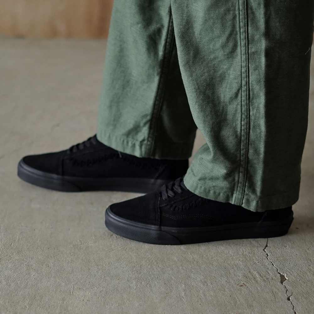 VANS OLD SCHOOL CRAFT STRIPE 全黑 麂皮 復古 男女同款 秋冬氛圍 VN000D9YBKA